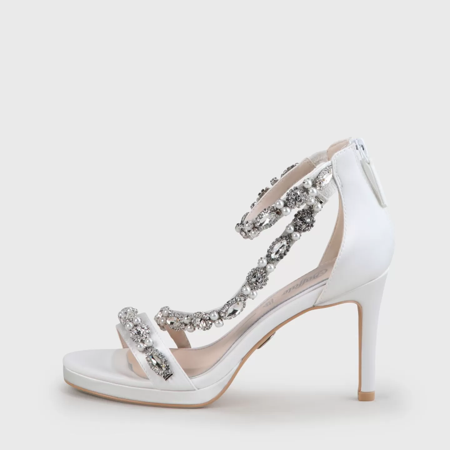 BUFFALO Anna Ankle-Strap Sandal Ivory Best