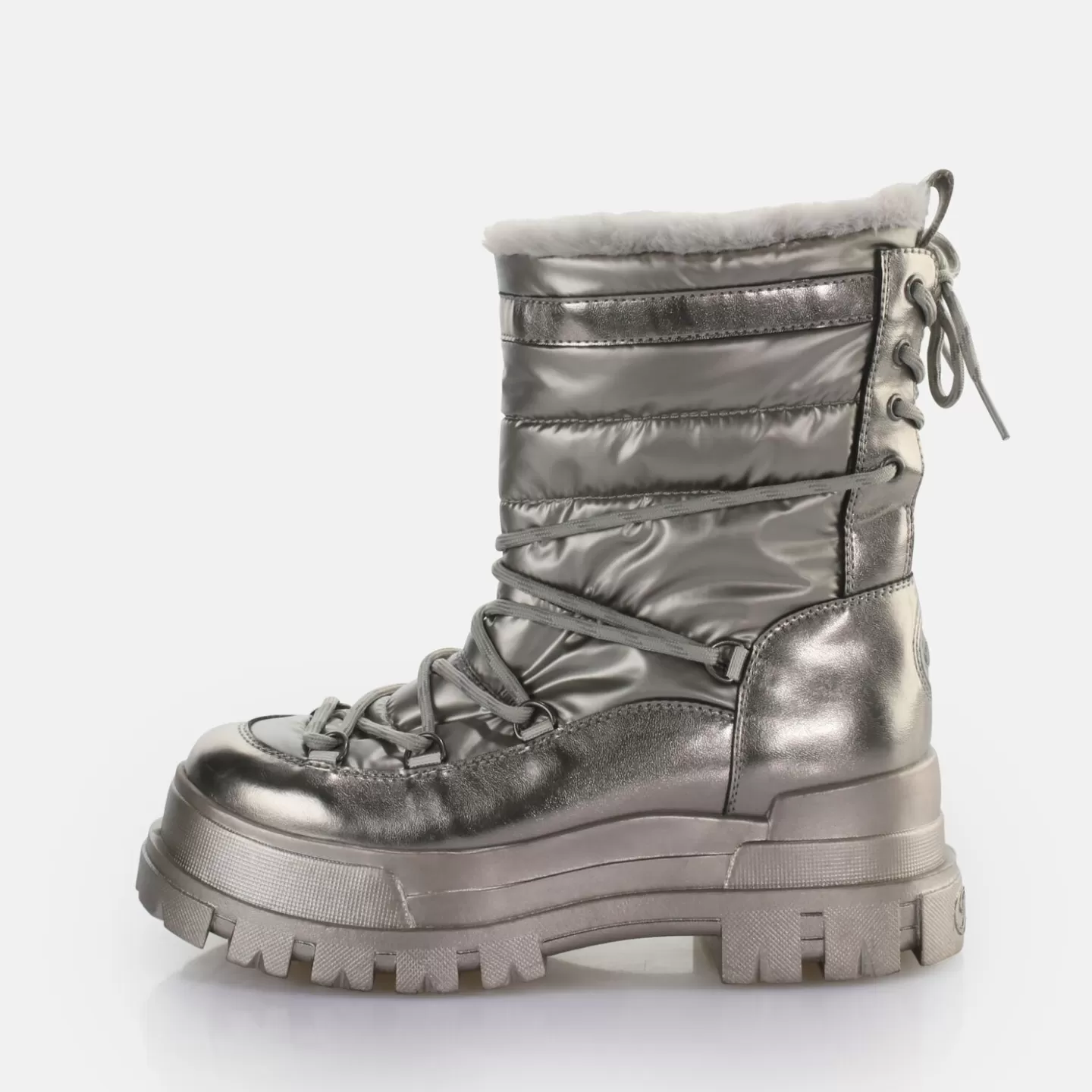 BUFFALO Aspha Blizzard Warm Boot Vegan Silver Store