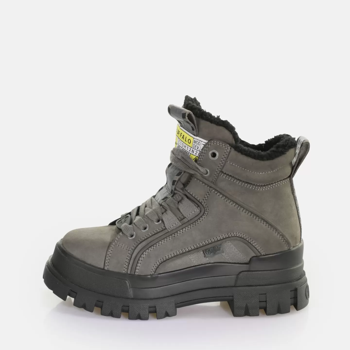 BUFFALO Aspha Nc Mid Warm Boot Vegan Grey Flash Sale