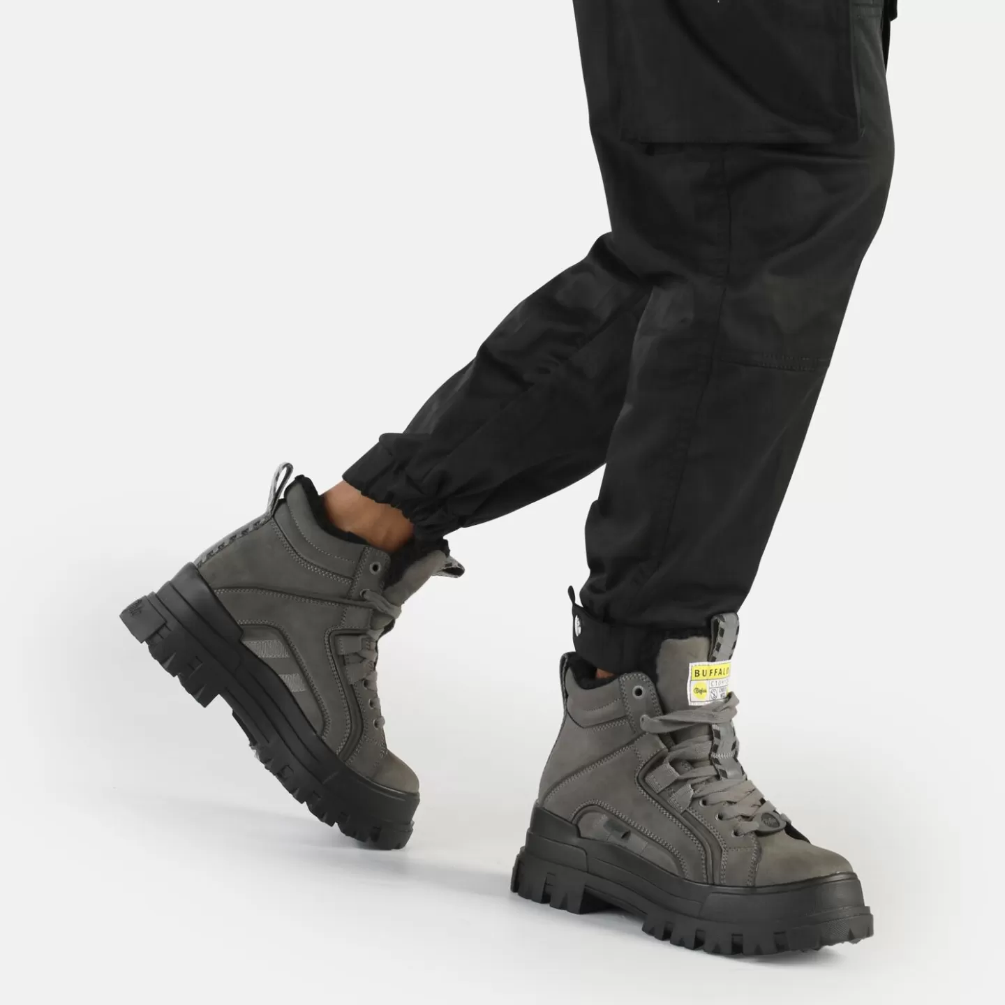 BUFFALO Aspha Nc Mid Warm Boot Vegan Grey Flash Sale