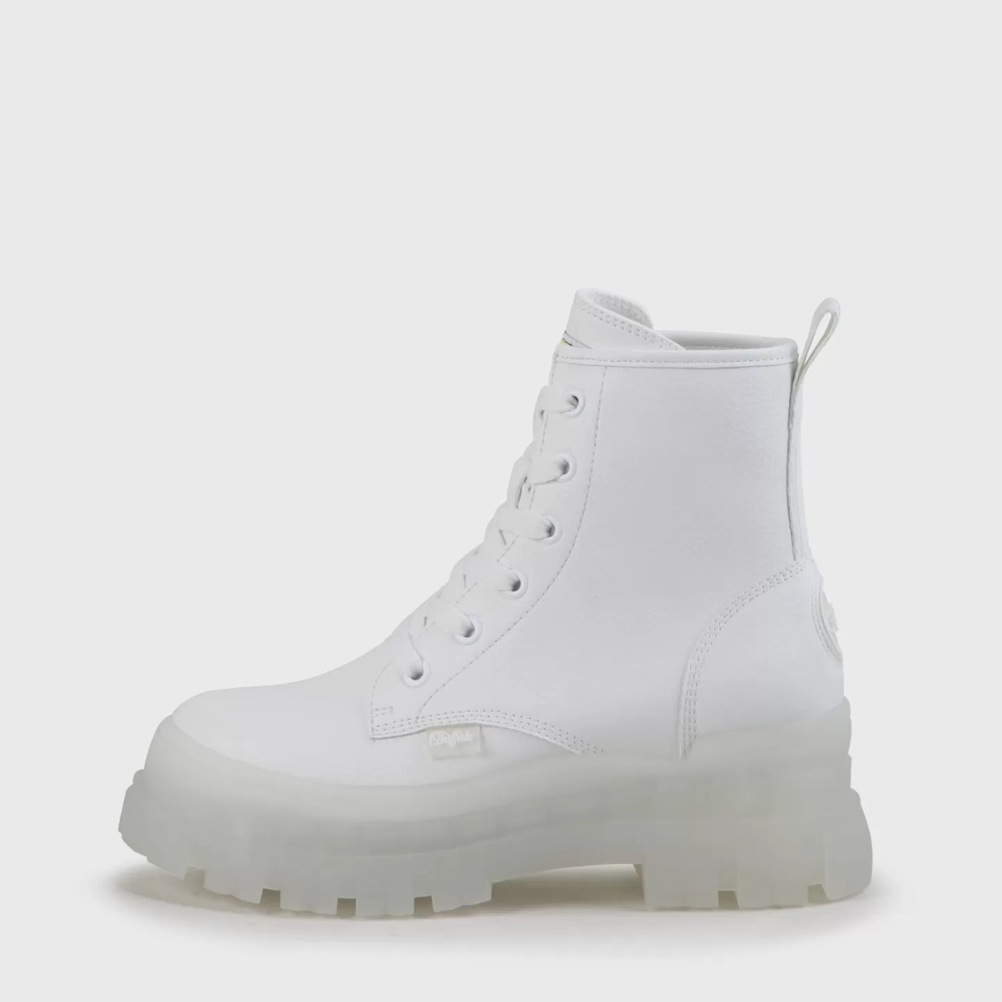 BUFFALO Aspha Rld Half Boots Vegan White Best