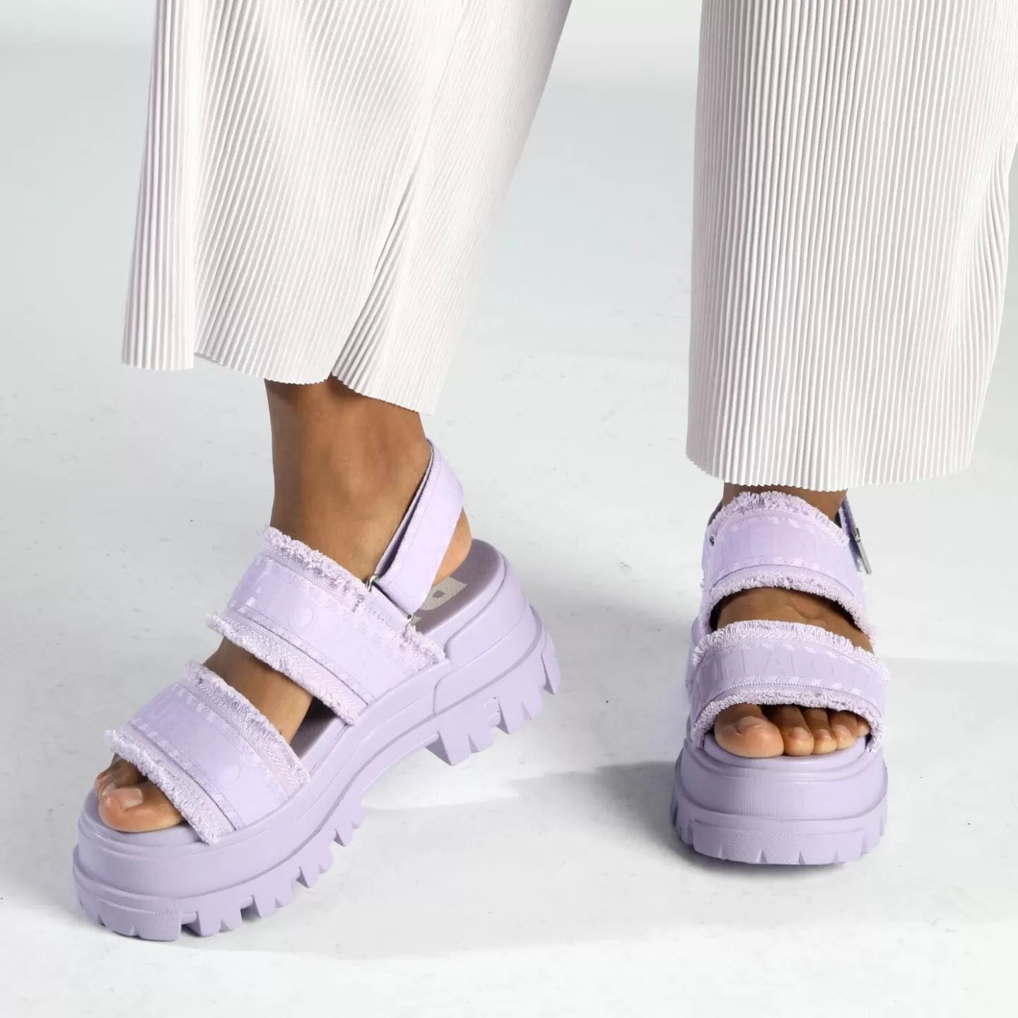 BUFFALO Aspha Str Platform Sandals Vegan Lavender Store