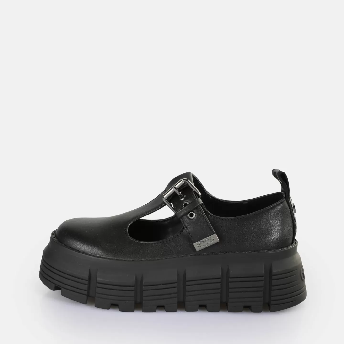 BUFFALO Ava Mary Loafers Vegan Black Outlet