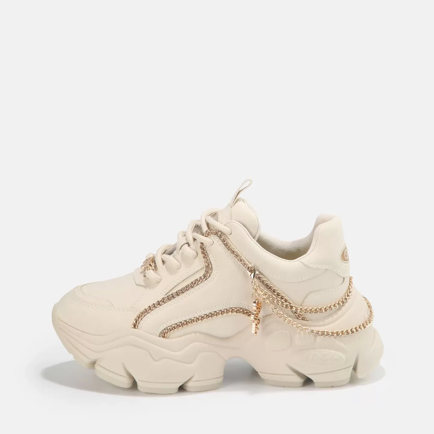 BUFFALO Binary Chain 2.0 Sneaker Vegan Beige Clearance