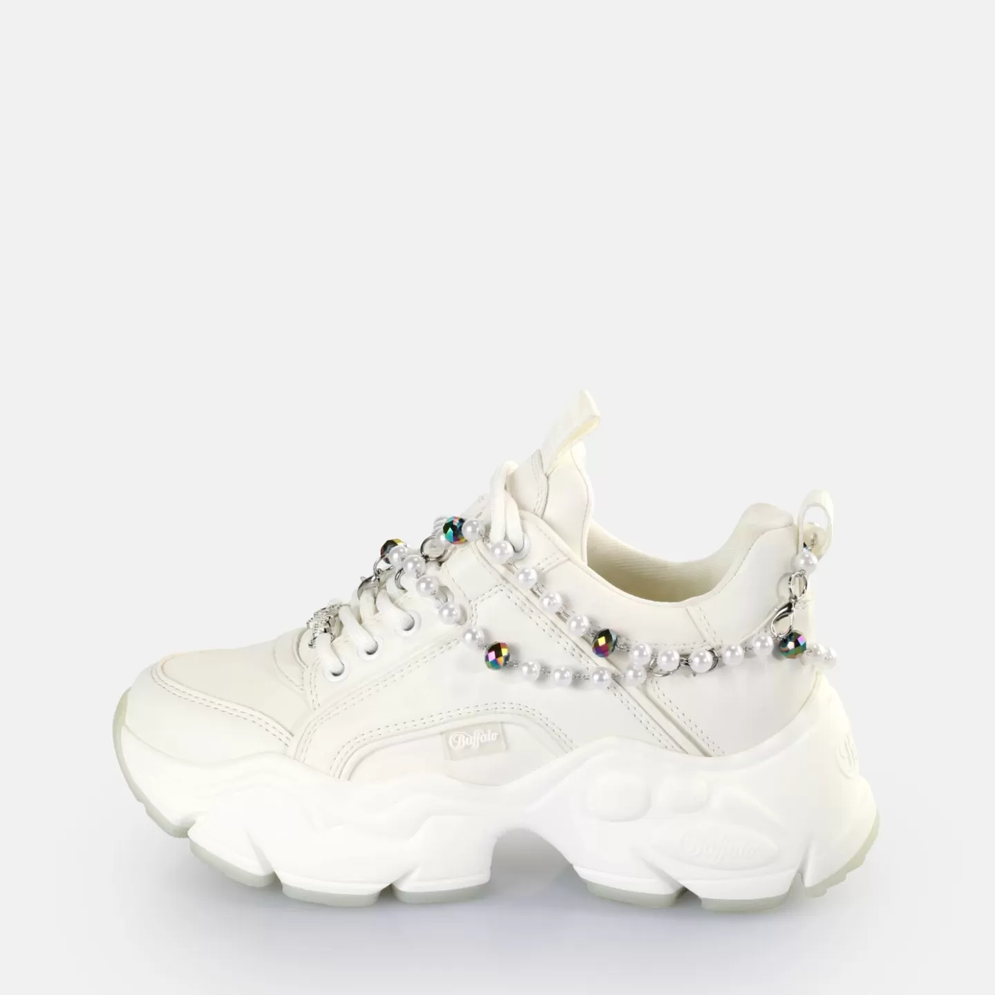 BUFFALO Binary Charm Sneakers Low Vegan White Best Sale