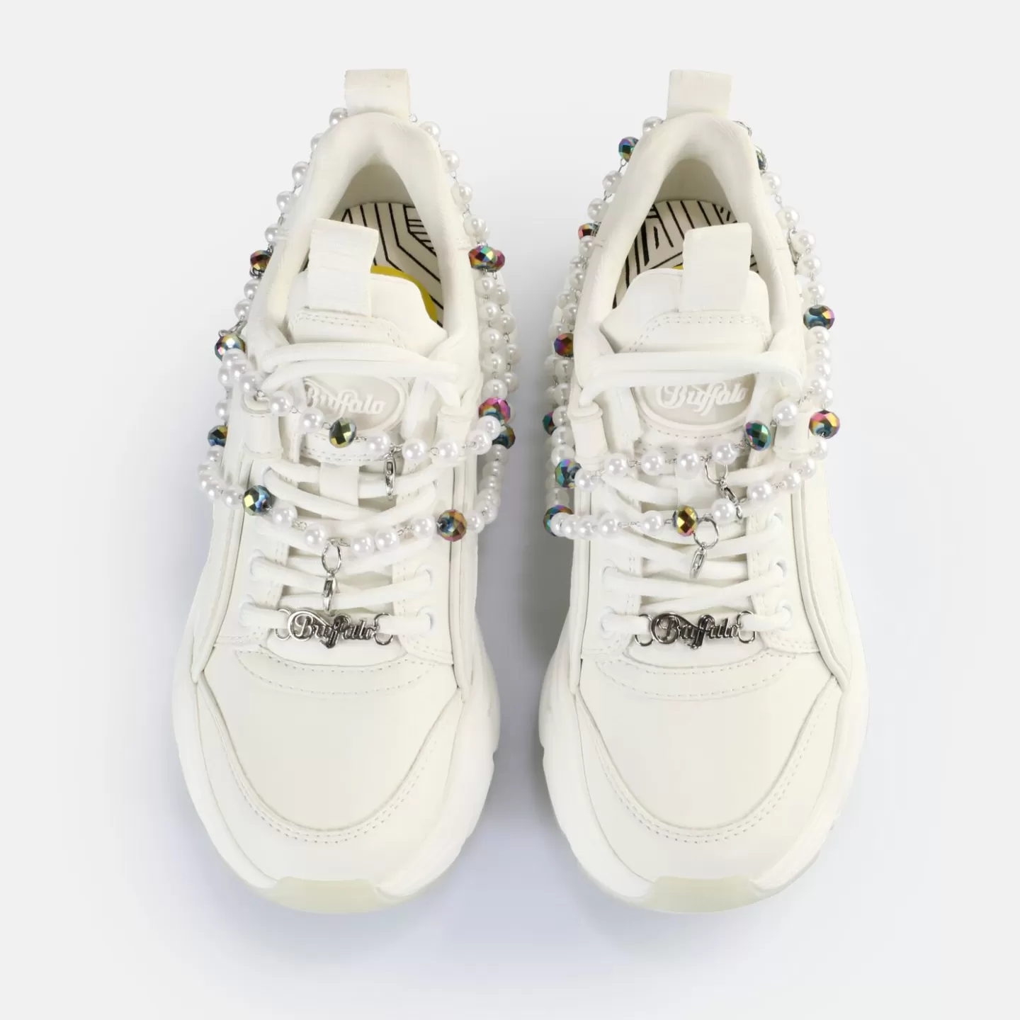 BUFFALO Binary Charm Sneakers Low Vegan White Best Sale