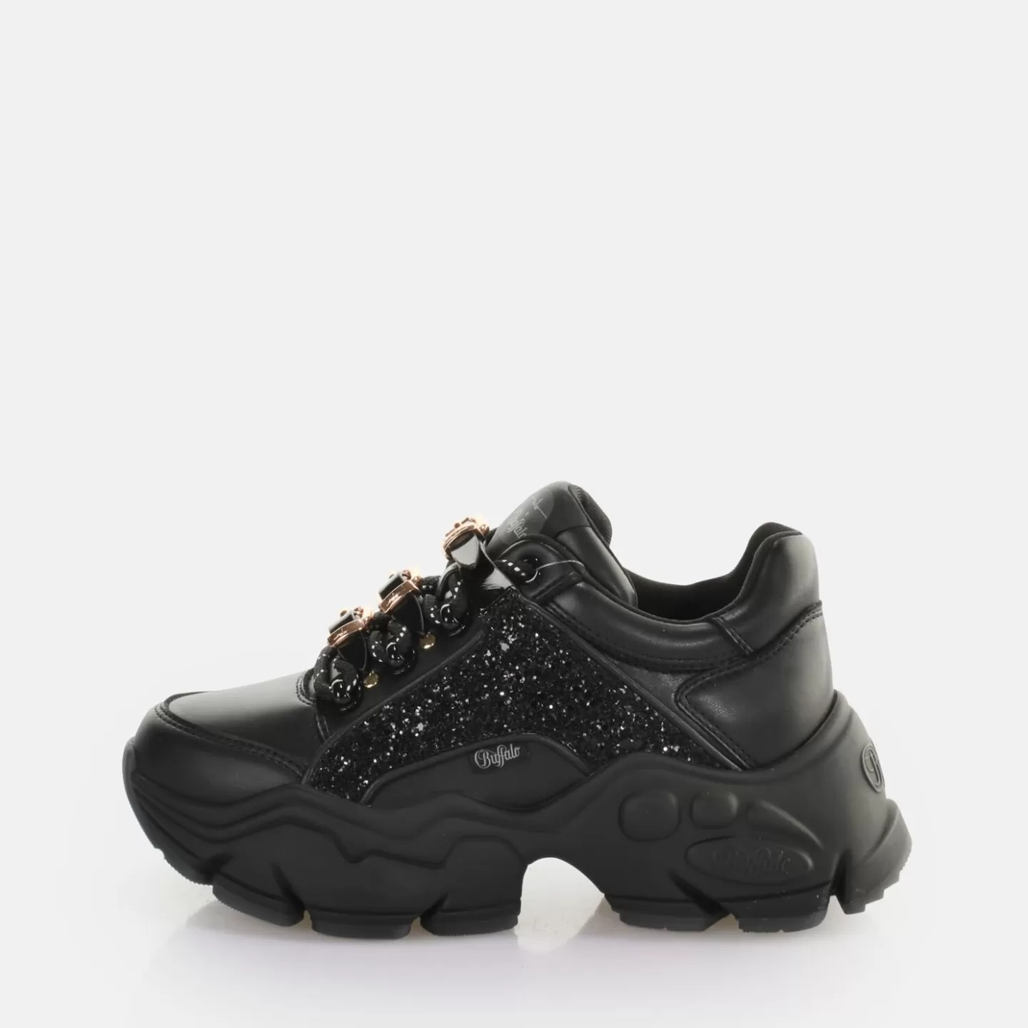 BUFFALO Binary Glam Sneaker Vegan Black Best