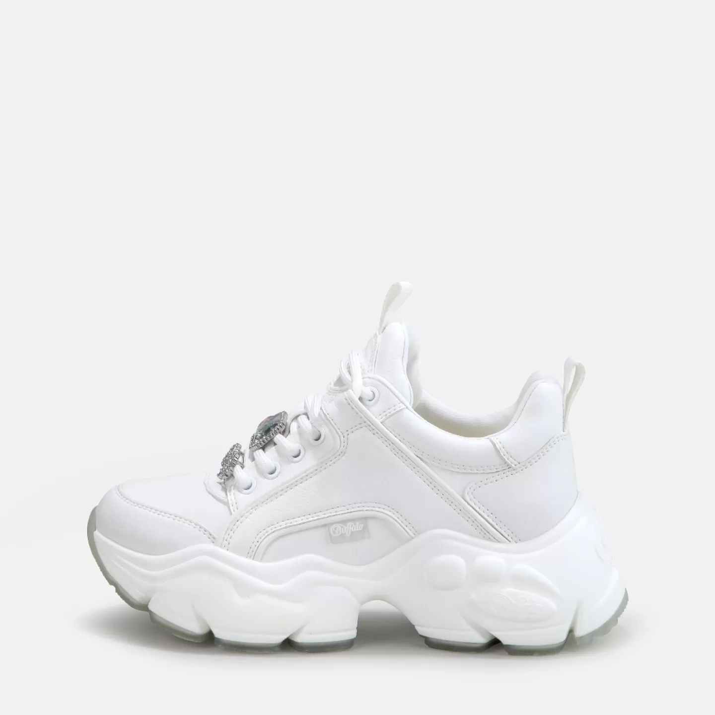 BUFFALO Binary Ice Trainer Low Vegan White Cheap