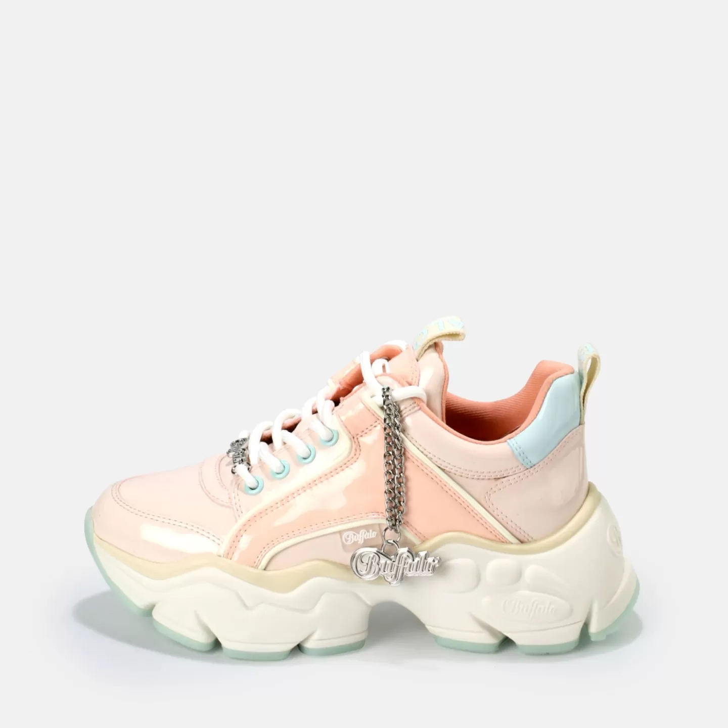 BUFFALO Binary Sneaker Vegan Pastel Multi New