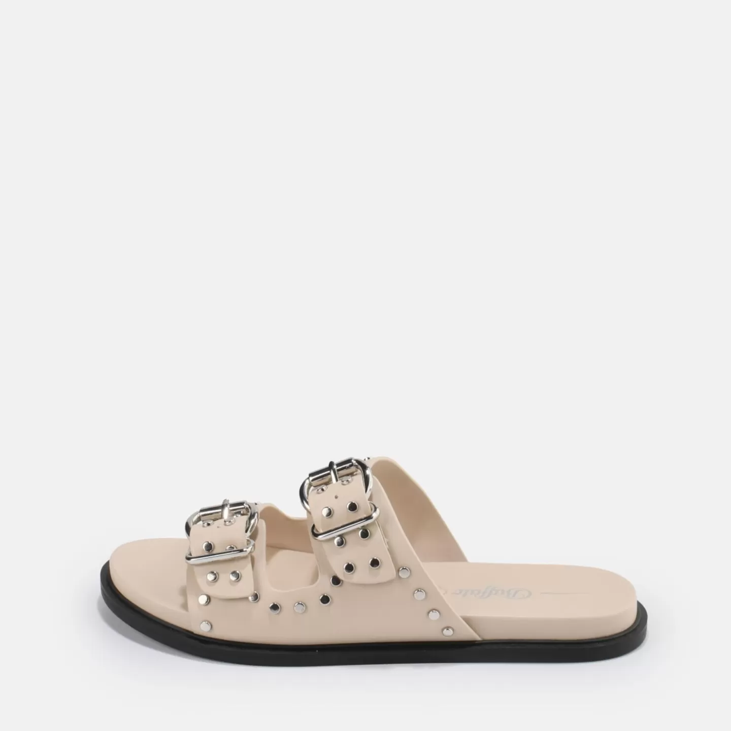 BUFFALO Blake Belle Vegan Sandal Cream Cheap