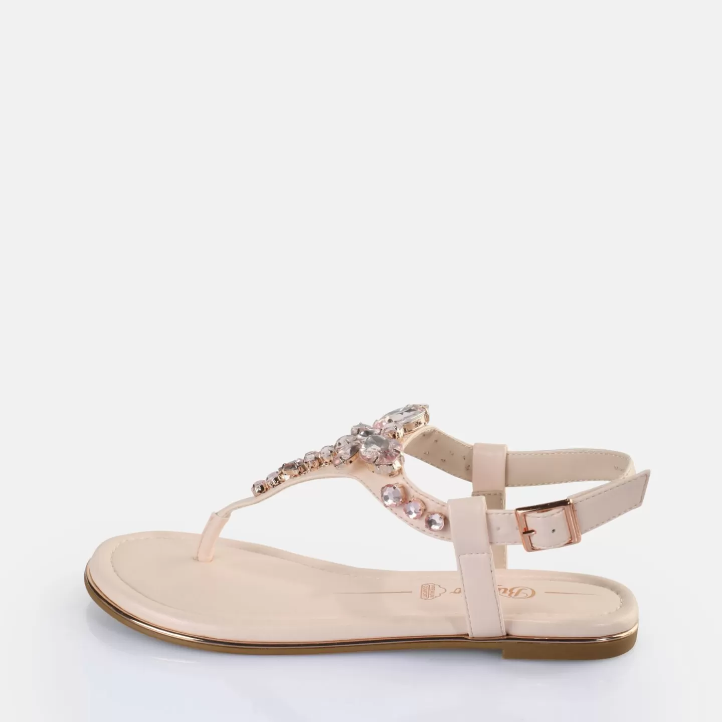 BUFFALO Capri Dragonfly Sandals Vegan Cream Cheap