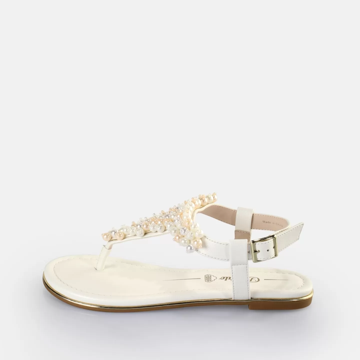 BUFFALO Capri Pearl Sandals Vegan Cream Hot