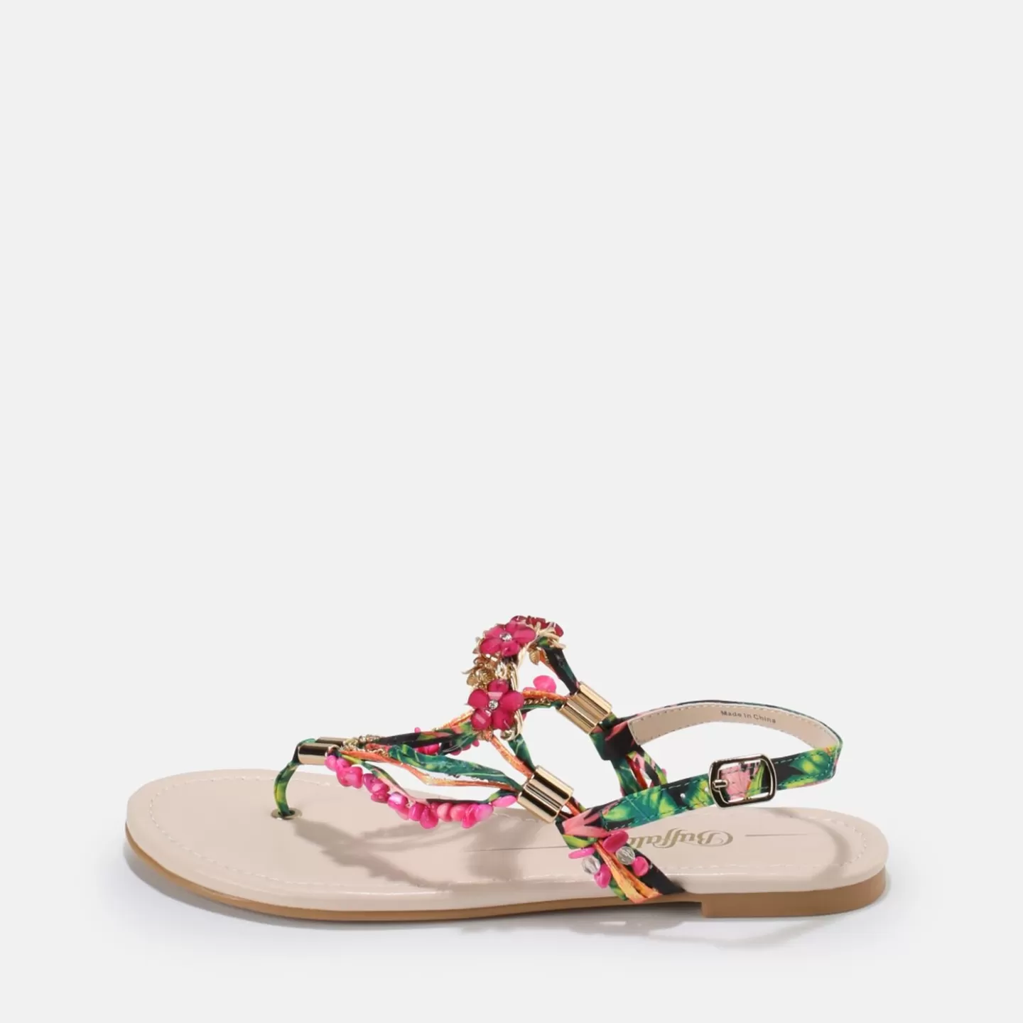 BUFFALO Capri Vacay Sandal Vegan Fuchsia Best