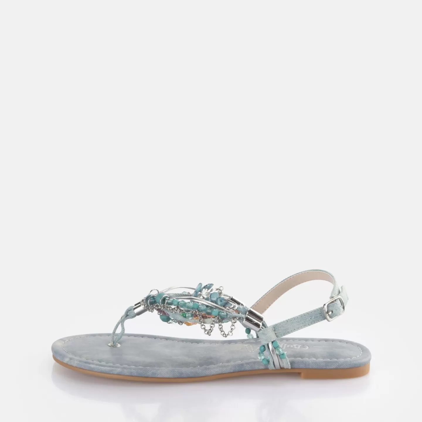 BUFFALO Capri Vacay Sandals Vegan Aqua Discount