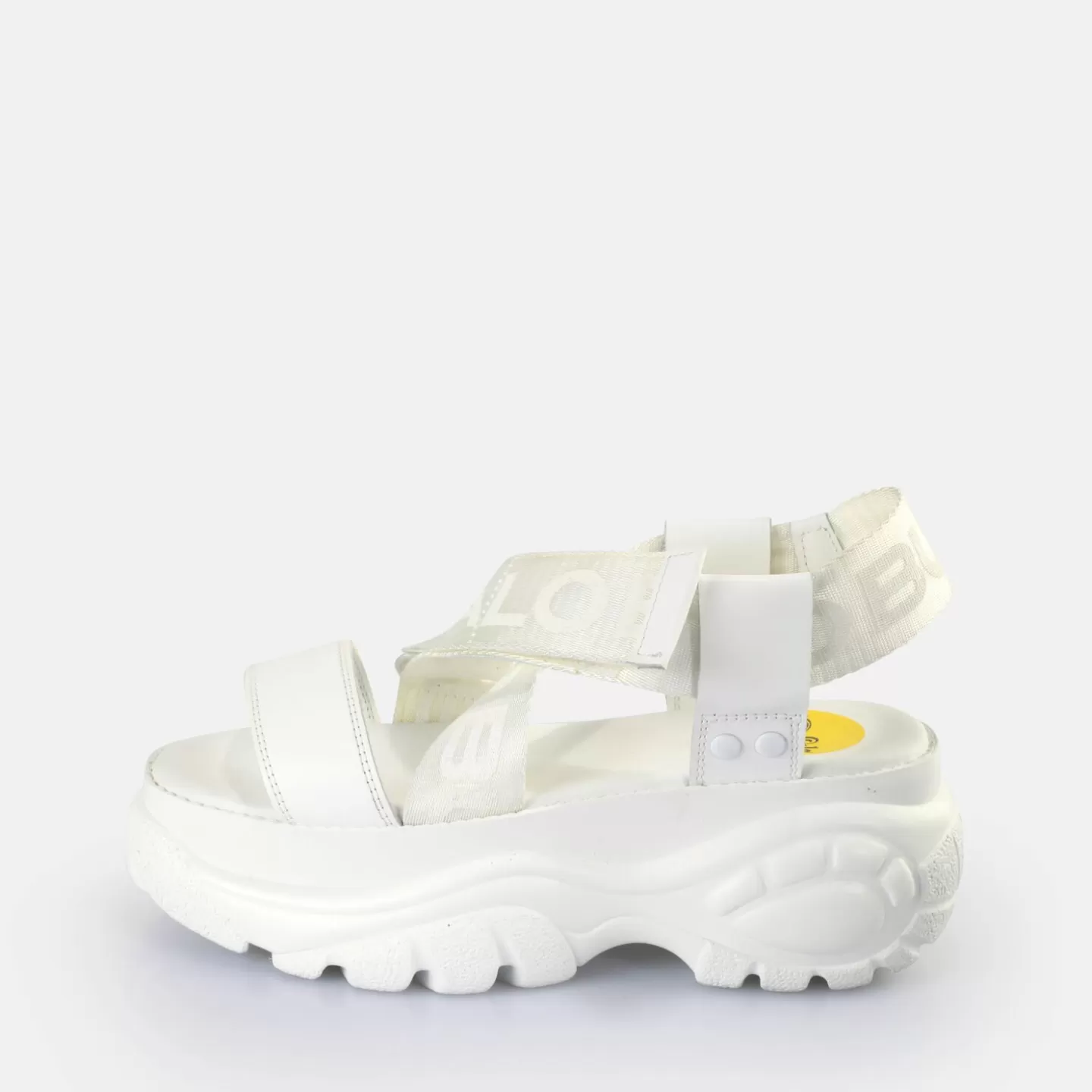 BUFFALO Classic Snd Platform Sandals White Flash Sale