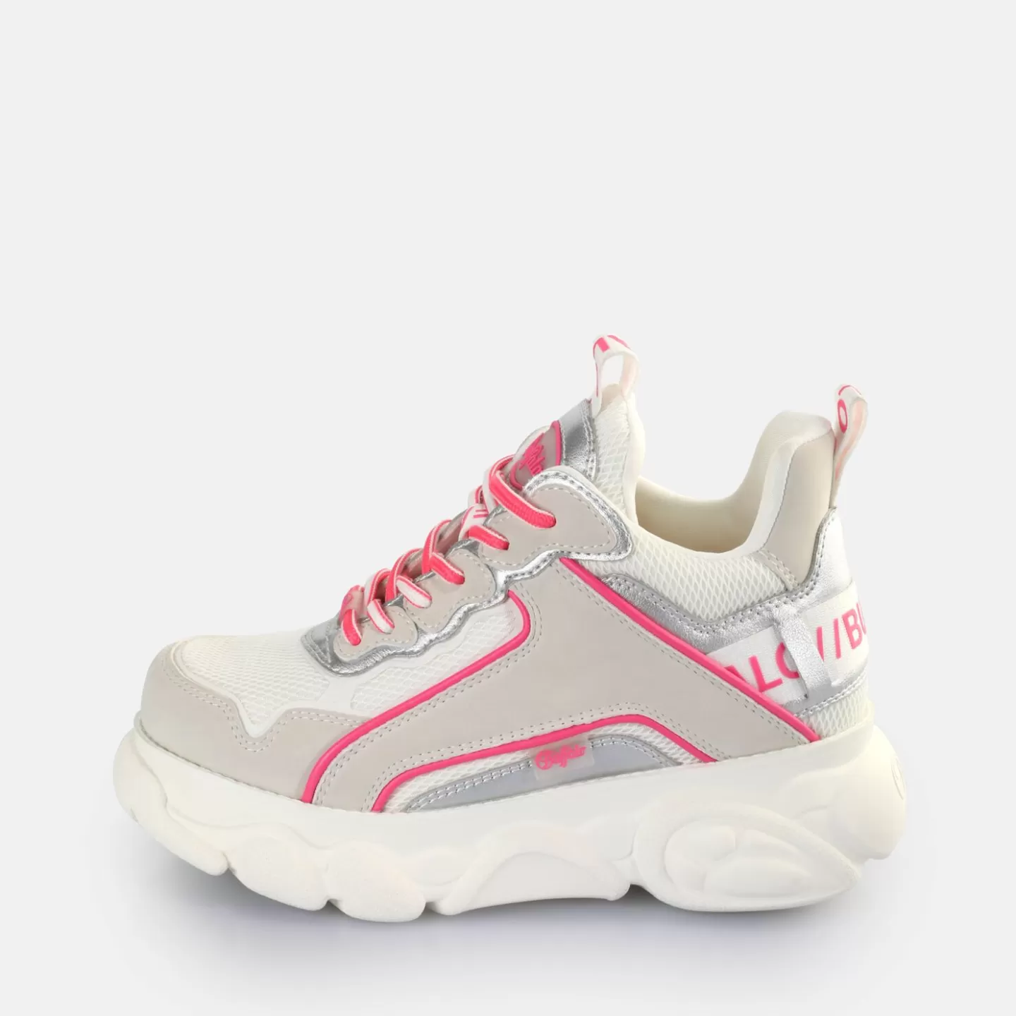 BUFFALO Cld Chai Sneakers Low Vegan Silver/Pink Best Sale