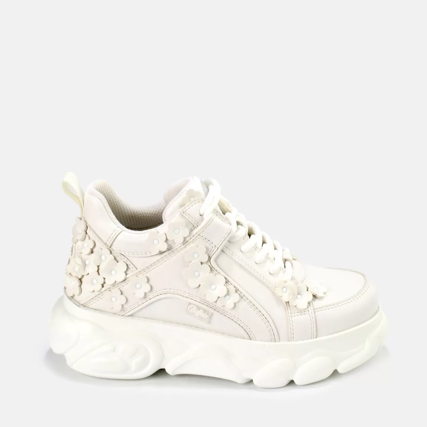 BUFFALO Cld Corin Daisies Sneaker Vegan White Best