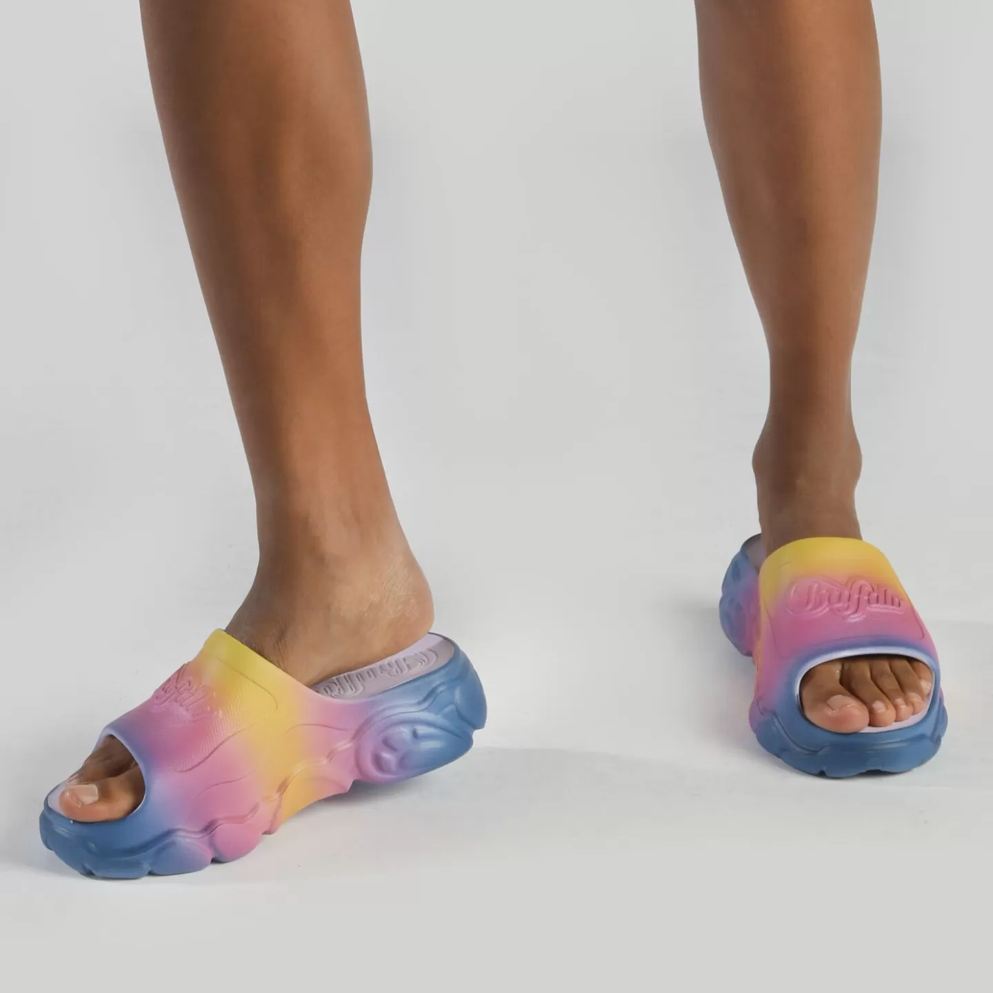 BUFFALO Cld Slide Platform Slide Vegan Multi Coloured Online