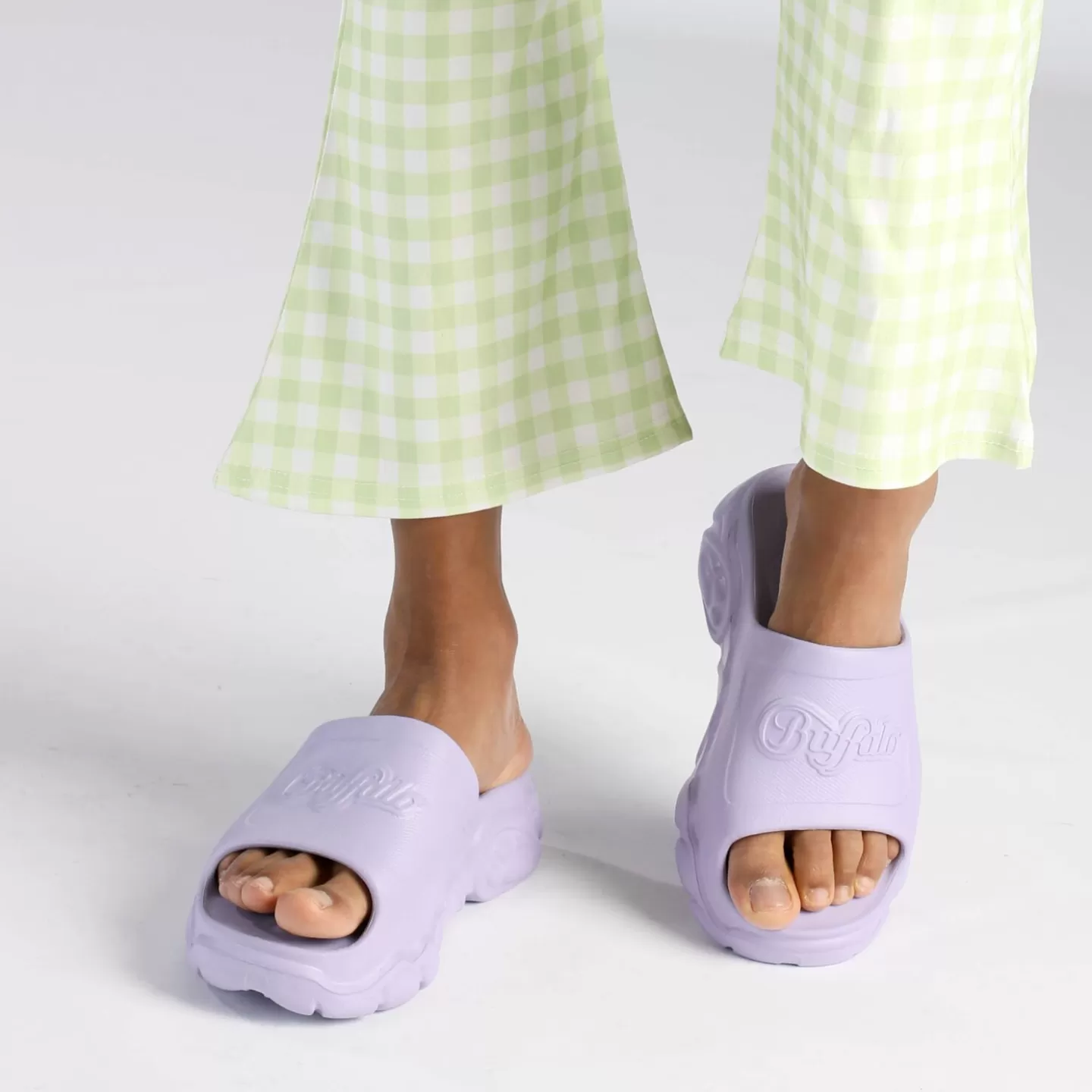 BUFFALO Cld Slides Vegan Lavender Sale