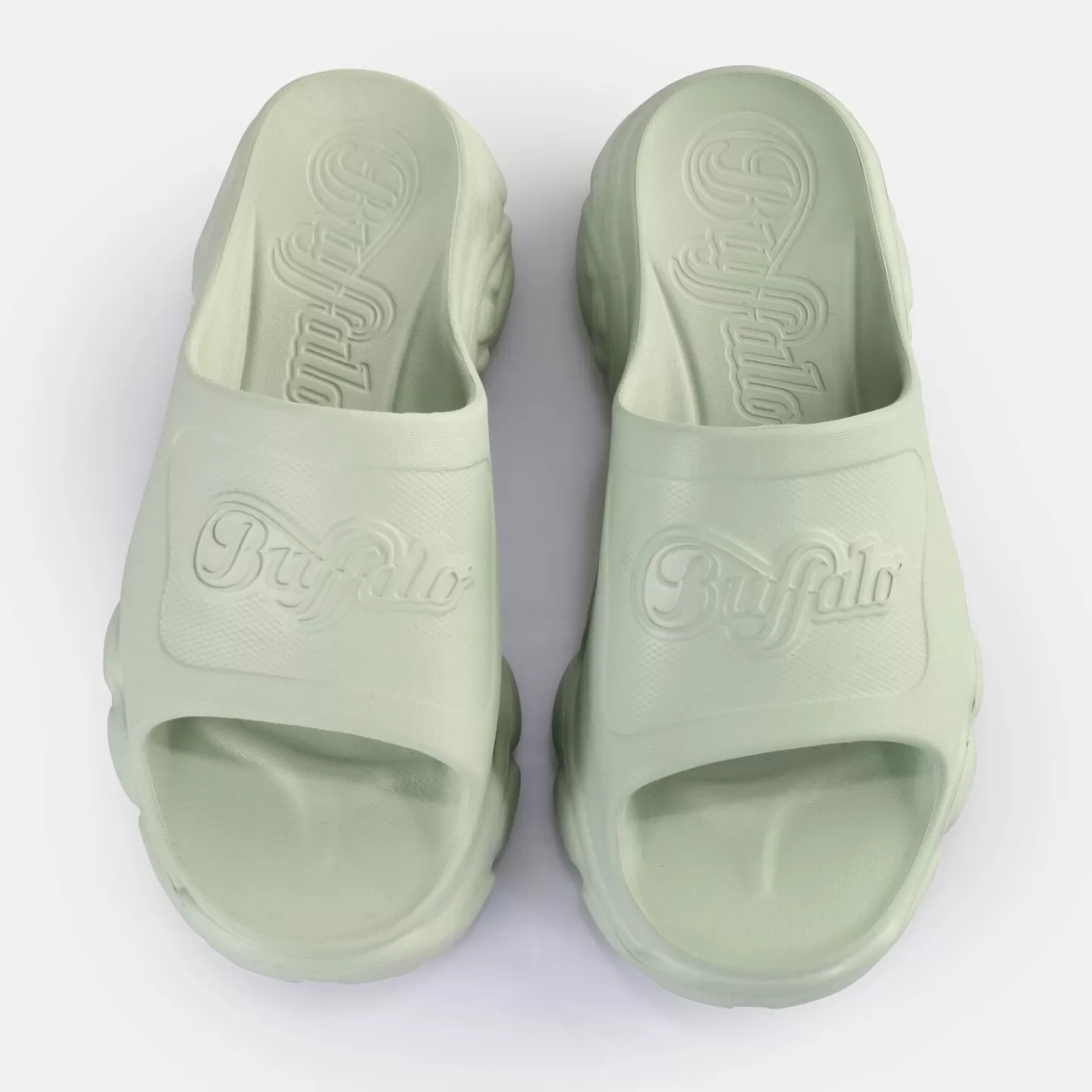 BUFFALO Cld Slides Vegan Mint New