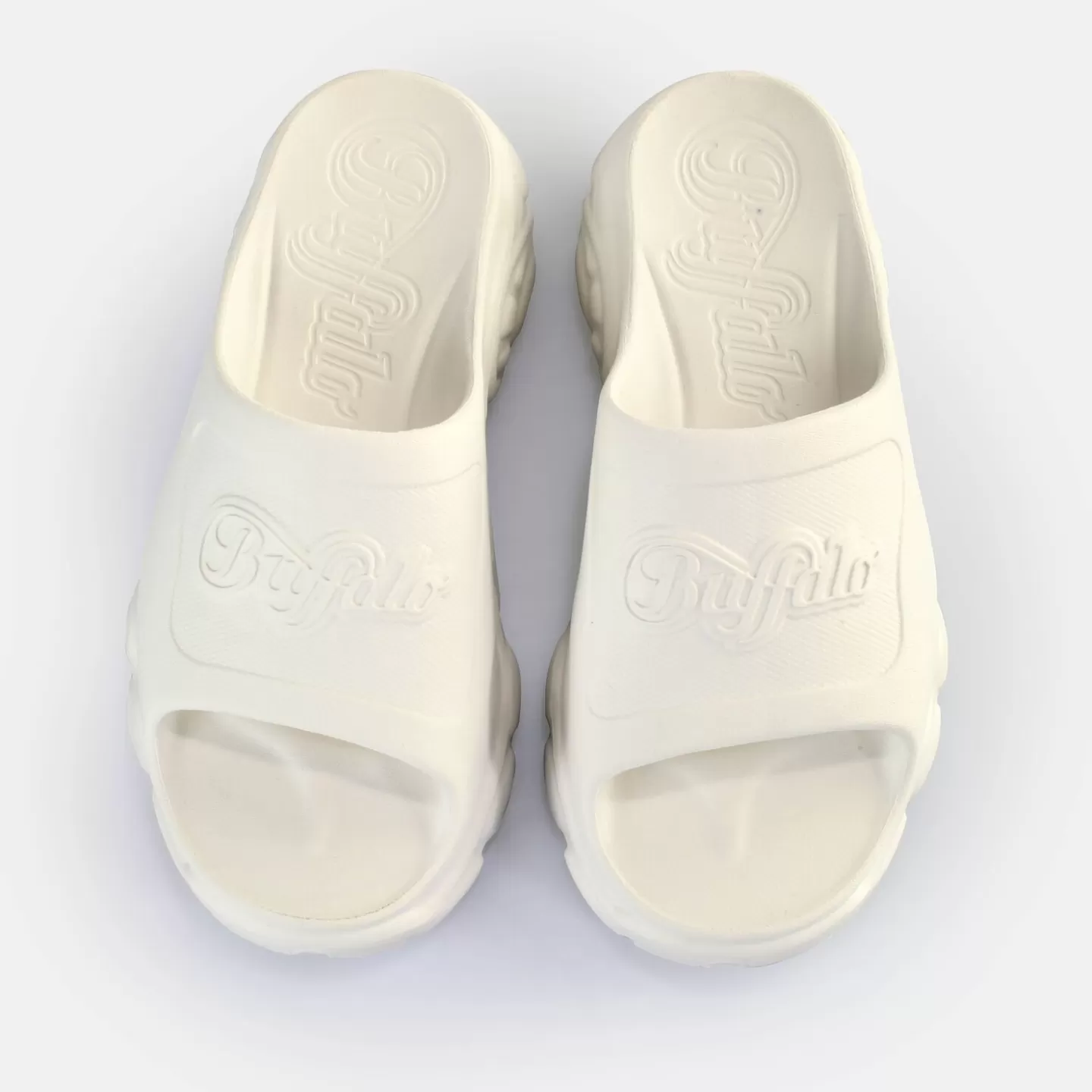 BUFFALO Cld Slides Vegan White Sale