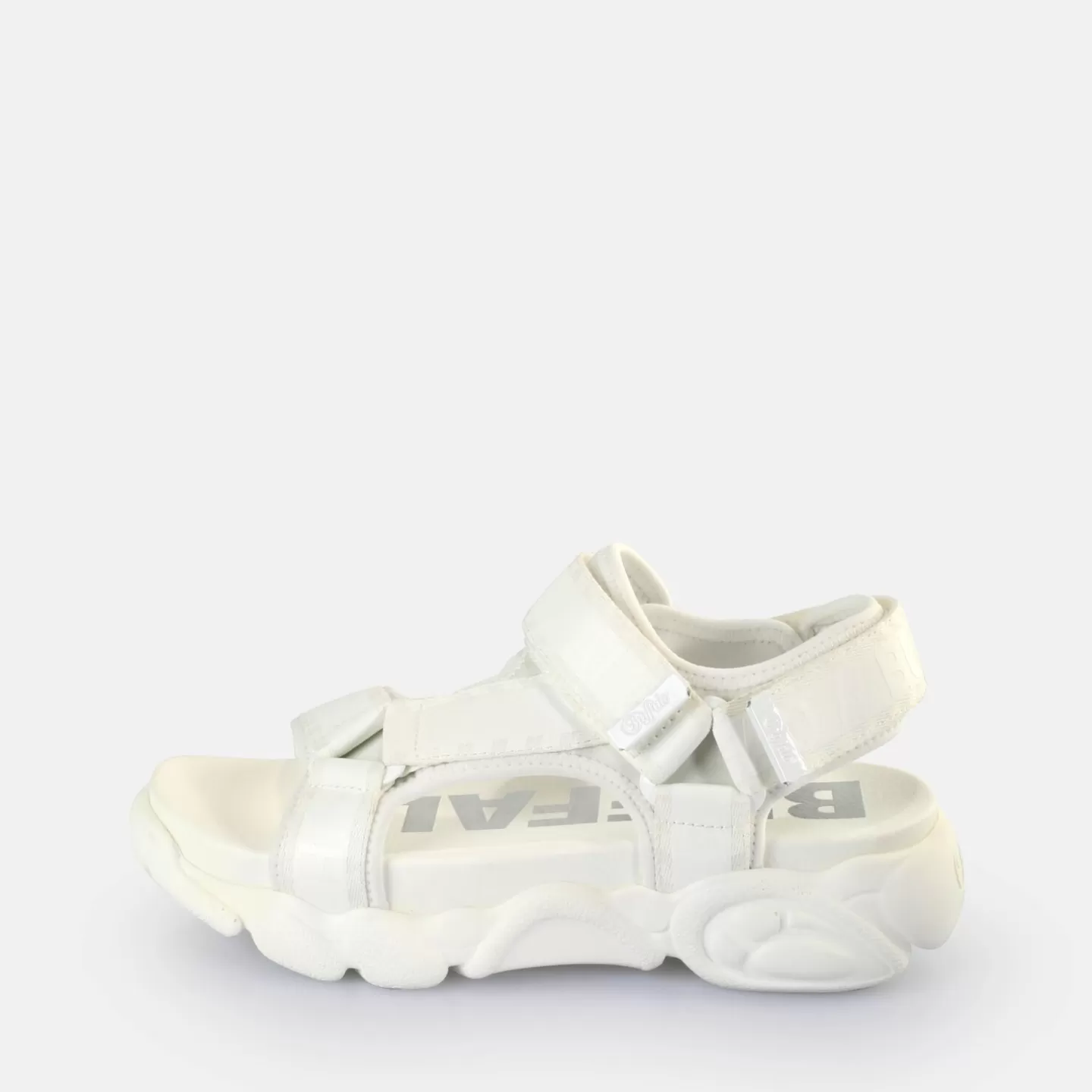 BUFFALO Cld Tec Platform Sandals Vegan White Cheap