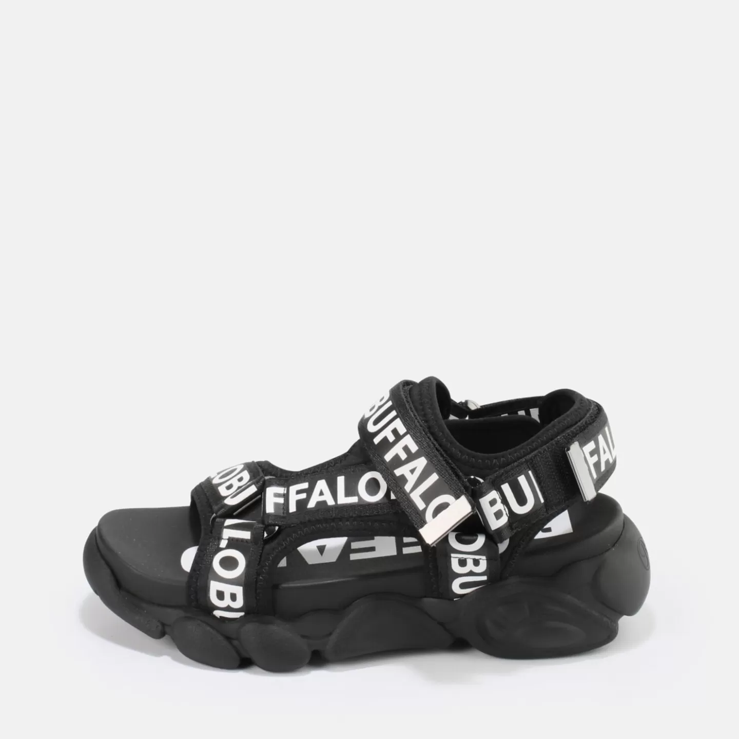 BUFFALO Cld Tec Vegan Sandals Black Clearance