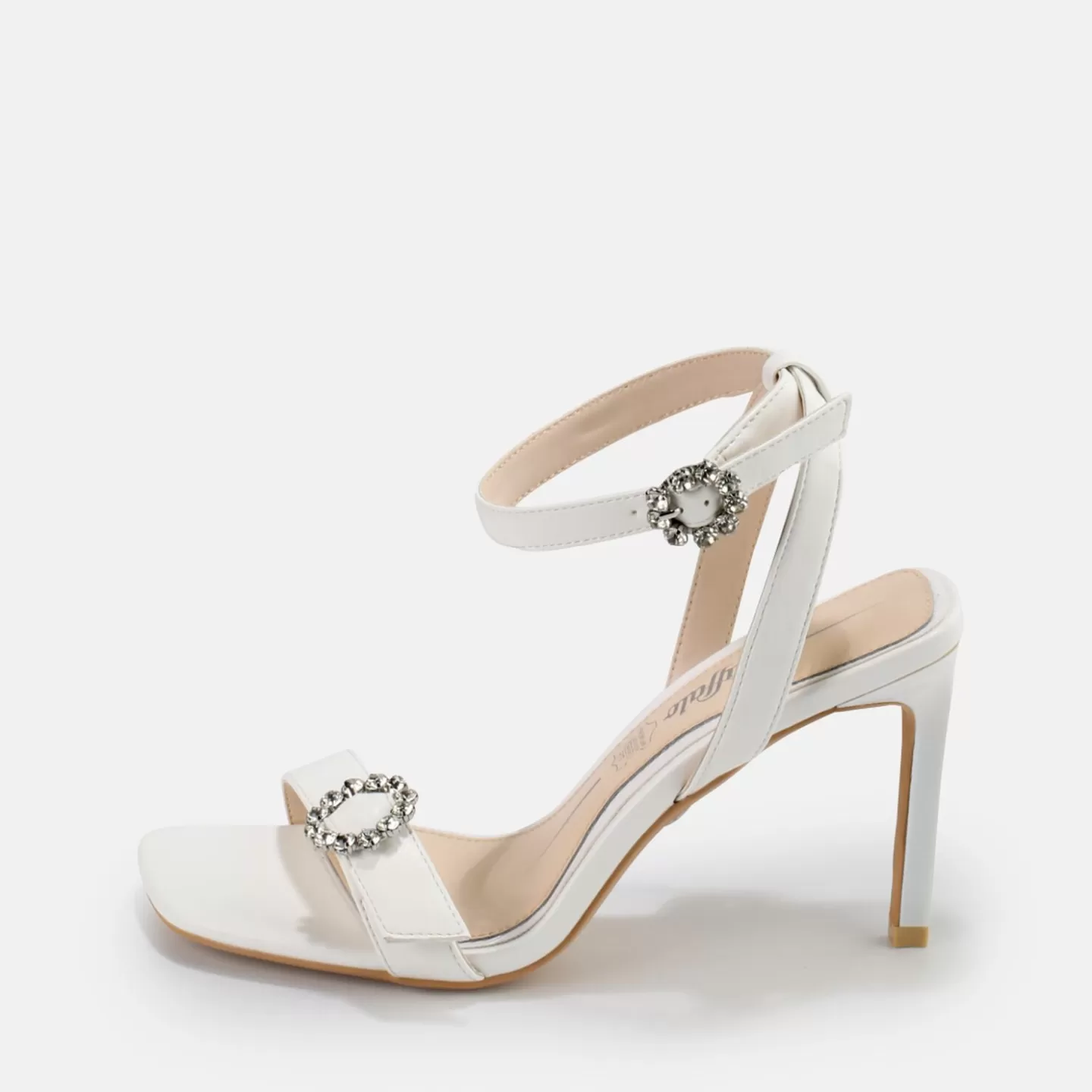 BUFFALO Elena Sandal White New