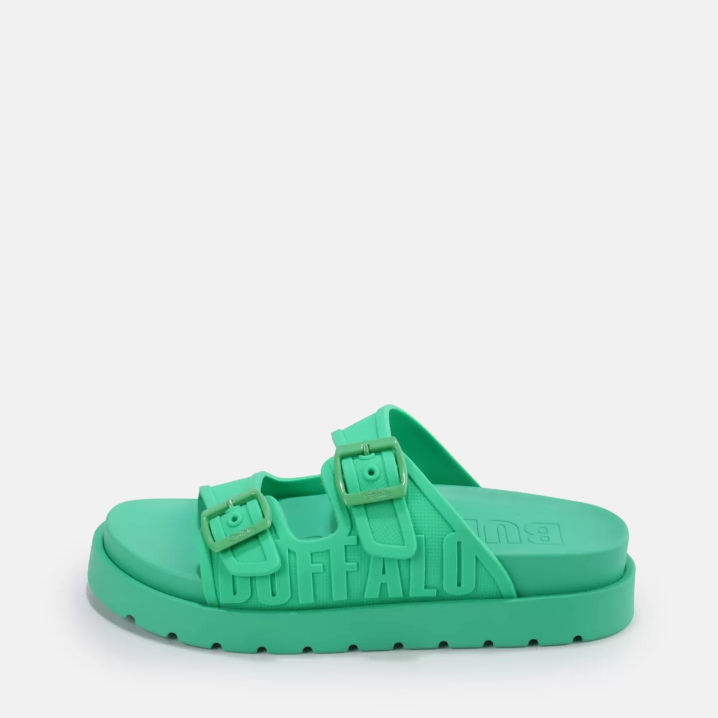 BUFFALO Eve Sol Platform Sandals Vegan Green Store