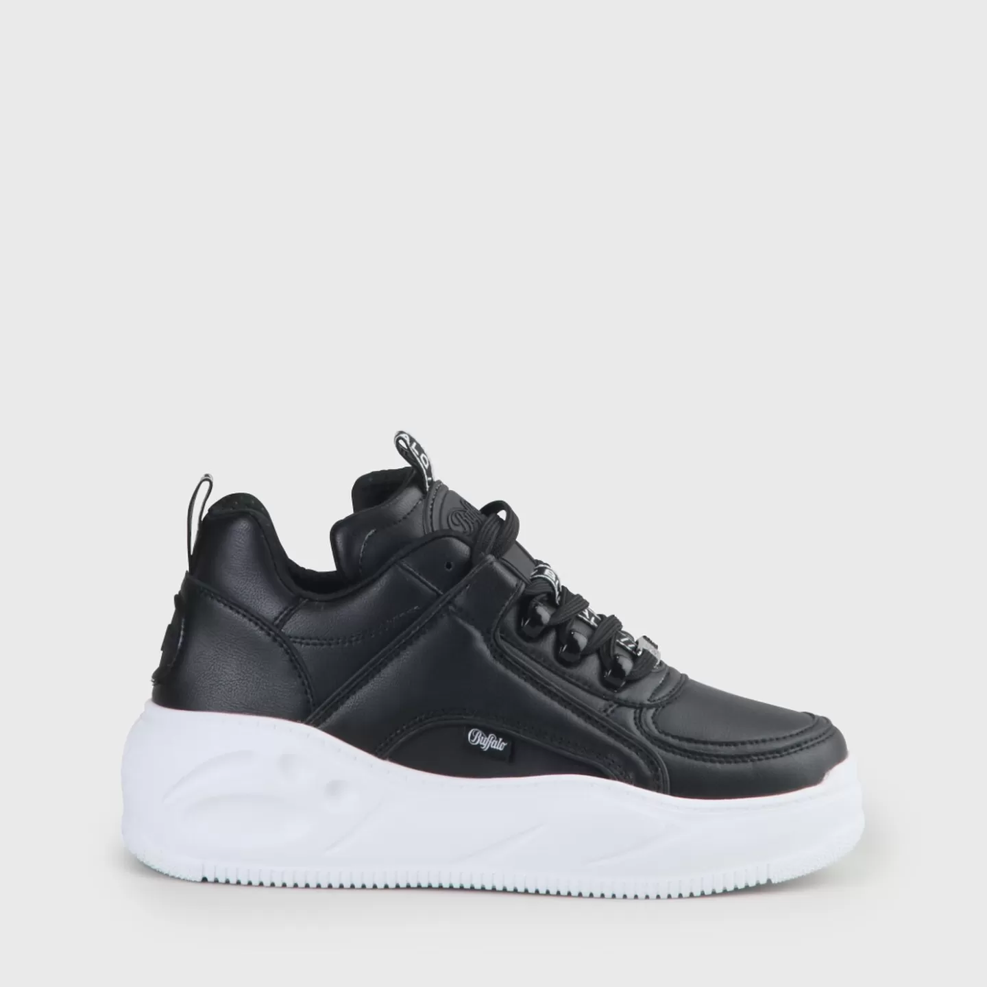 BUFFALO Flat Smpl Sneaker Black Best Sale