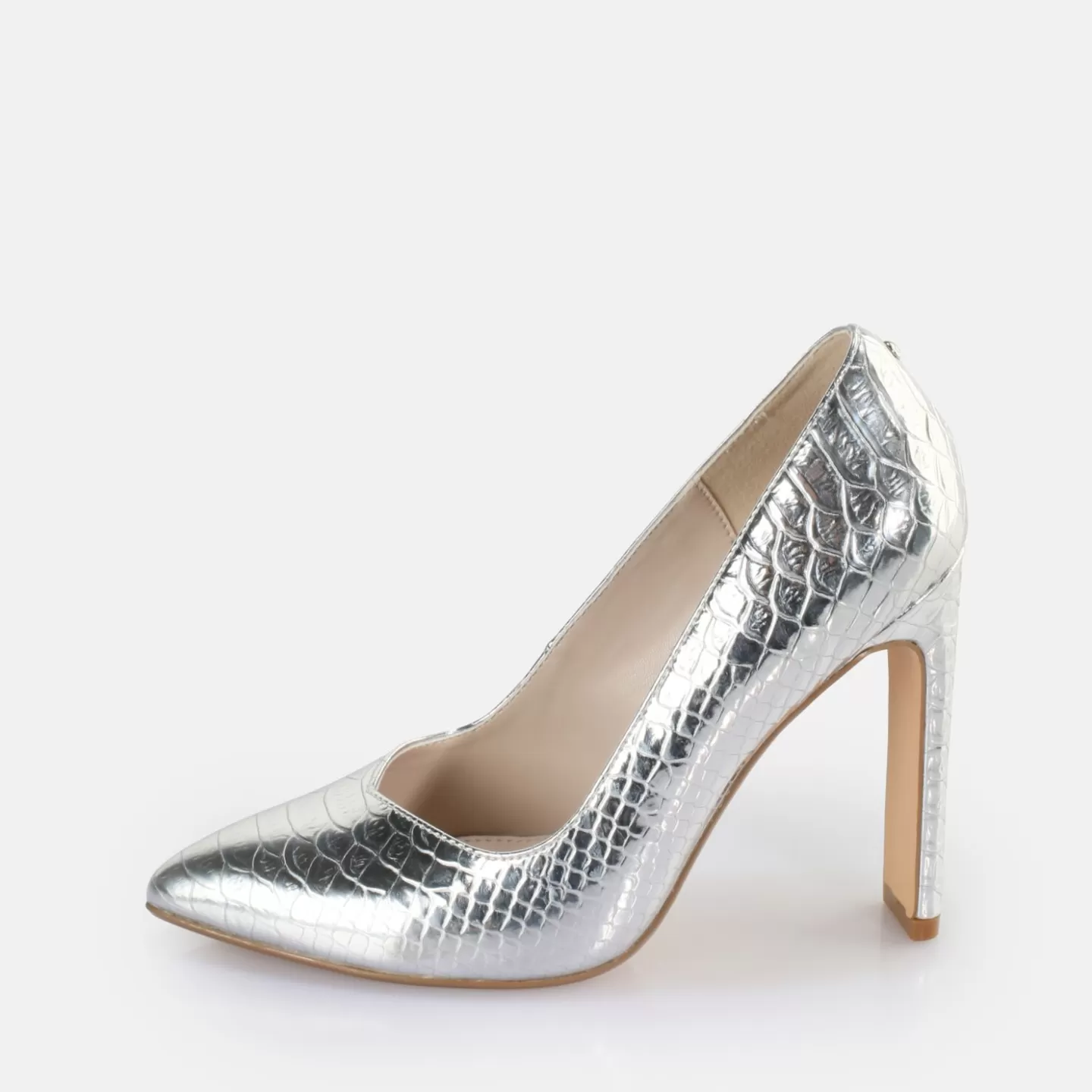 BUFFALO Jolie Pump Vegan Silver Clearance