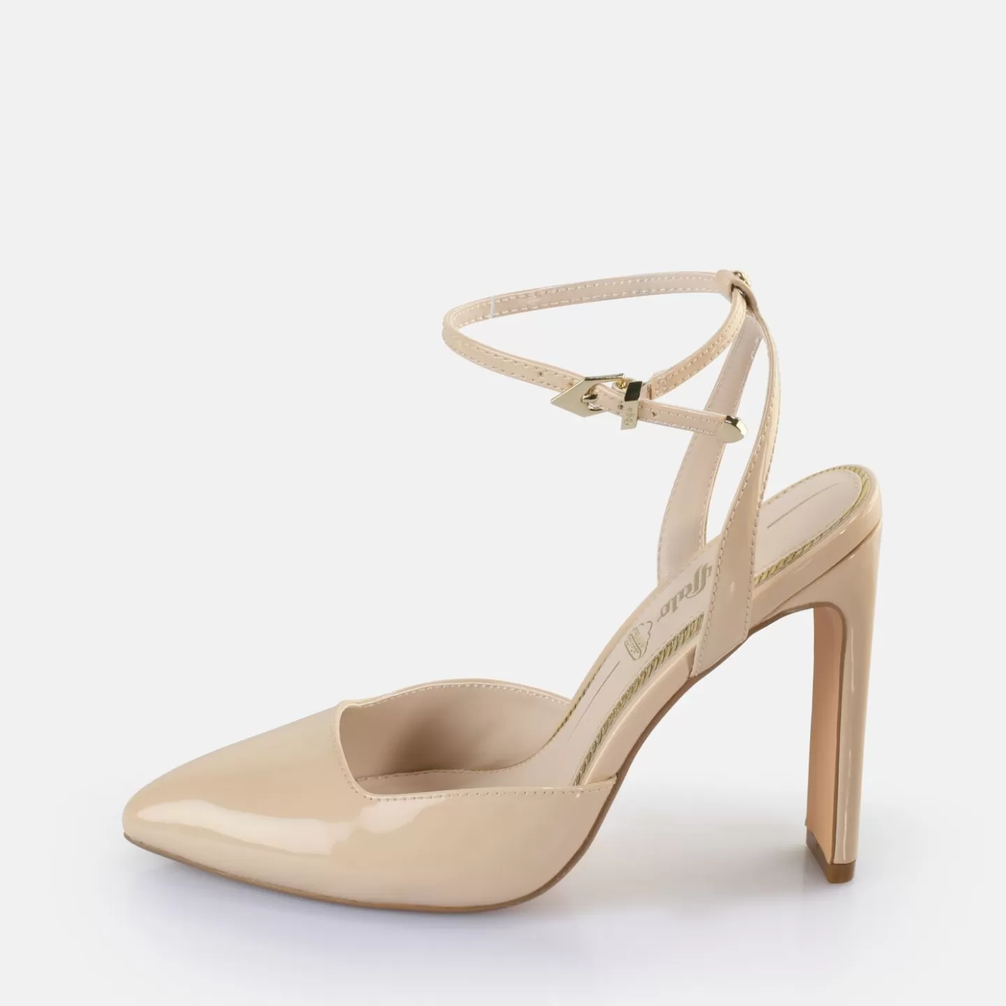 BUFFALO Jolie Vamp Heeled Sandals Vegan Beige Discount