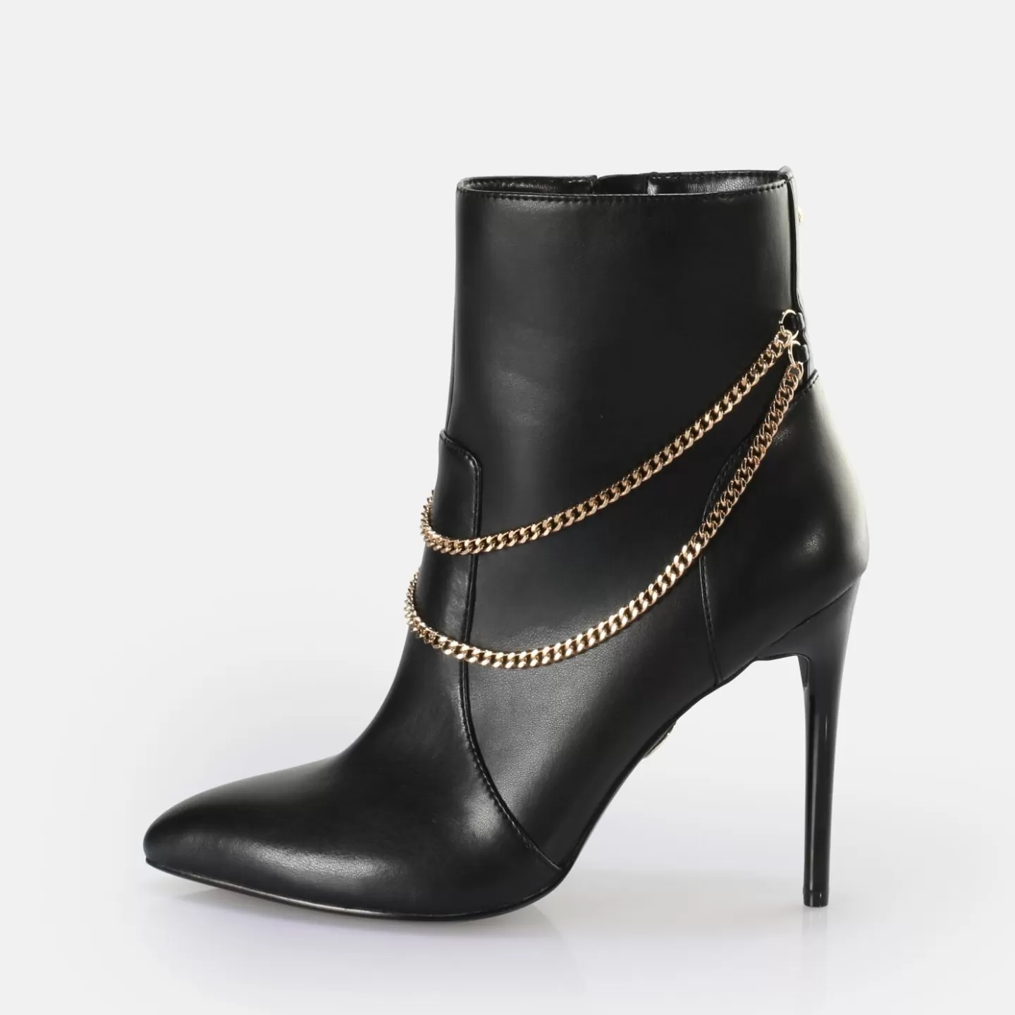 BUFFALO Juliet Chain Ankleboot Ankle Boot Vegan Black Flash Sale