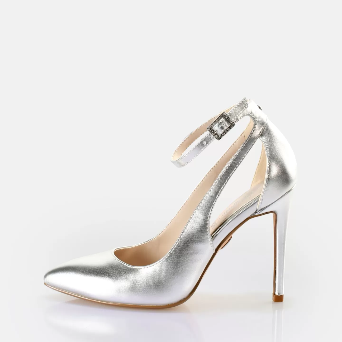 BUFFALO Juliet Sling Pump Pump Vegan Silver Sale