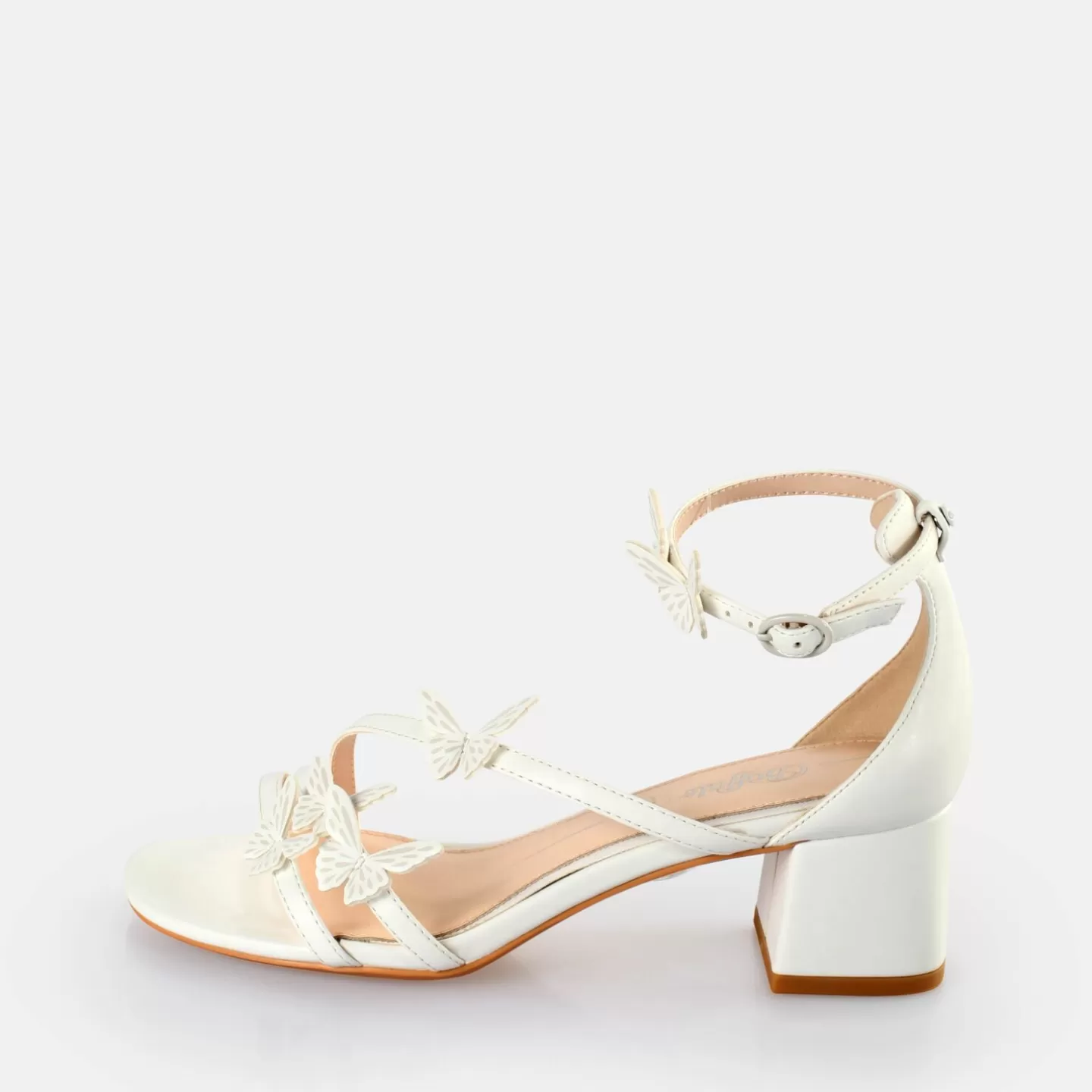 BUFFALO Lucy Butterfly Heeled Sandals White Online