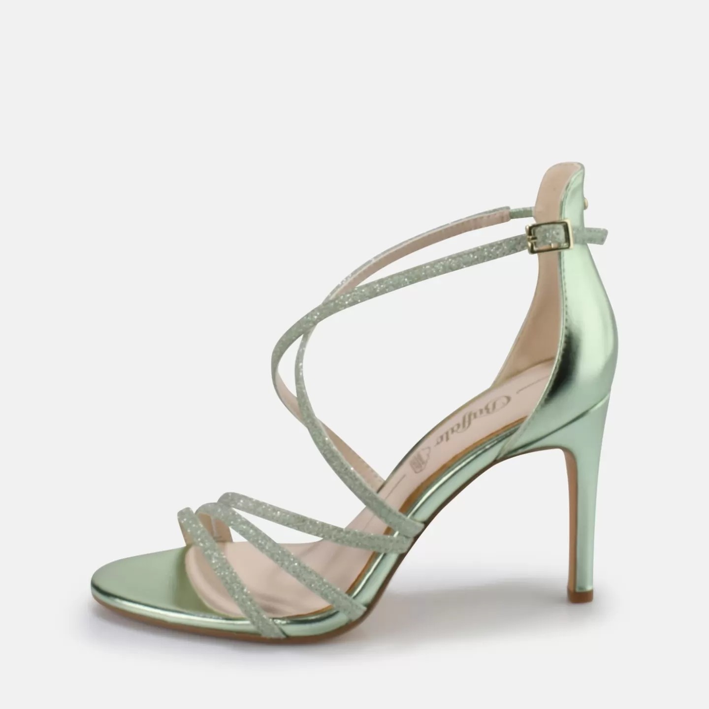 BUFFALO Makai 2 Heeled Sandal Vegan Green Best