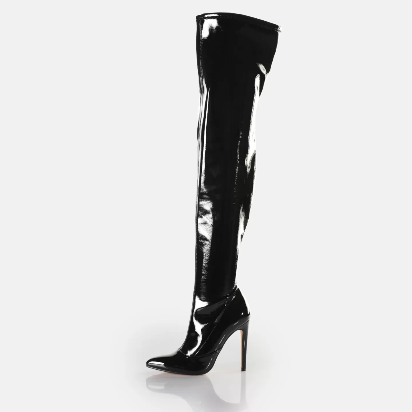 BUFFALO Marjorie Overknee Mid Boot Vegan Black Best Sale