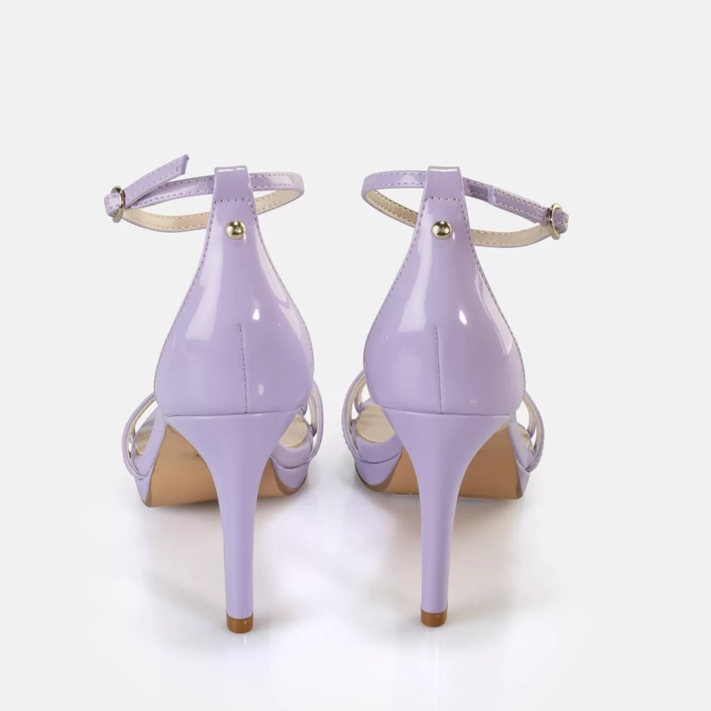 BUFFALO Melissa 2 Heeled Sandals Vegan Lavender Flash Sale