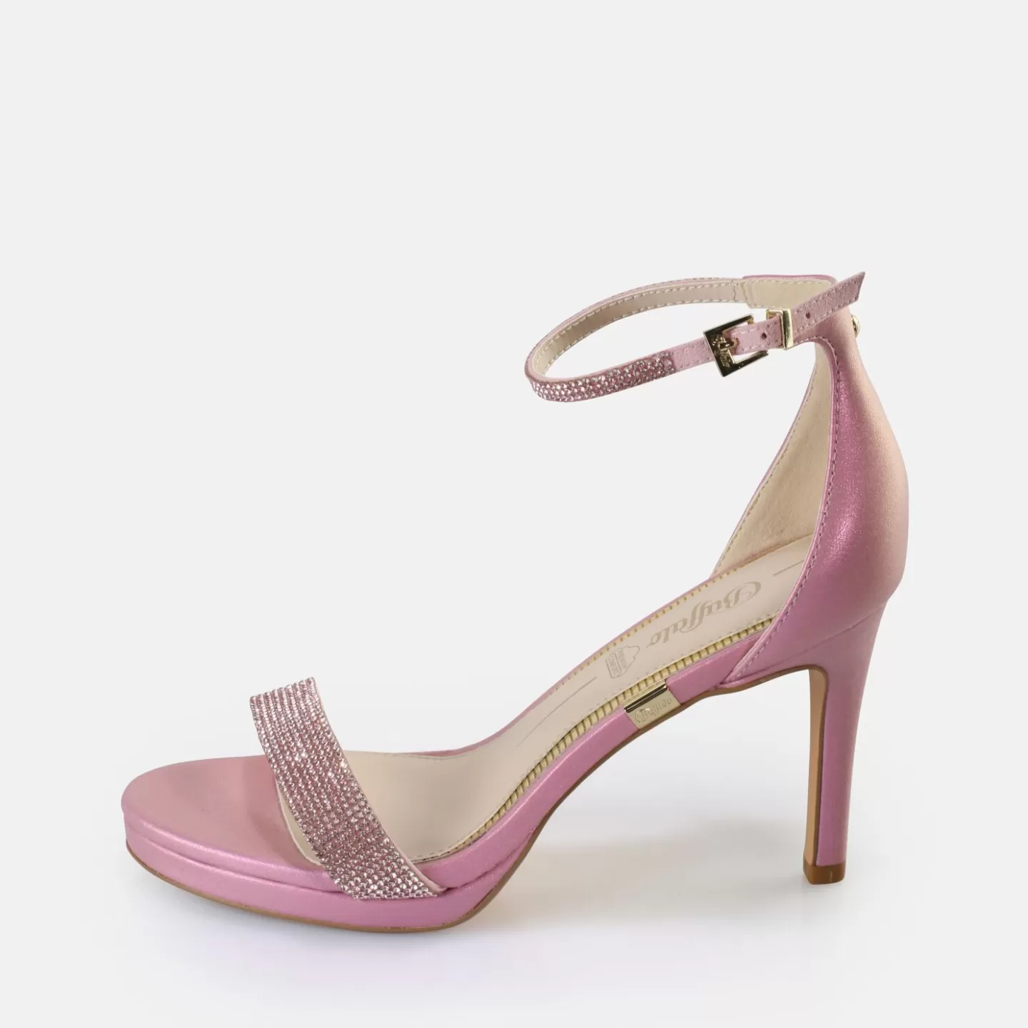 BUFFALO Monroe 2 Heeled Sandals Vegan Pink Best