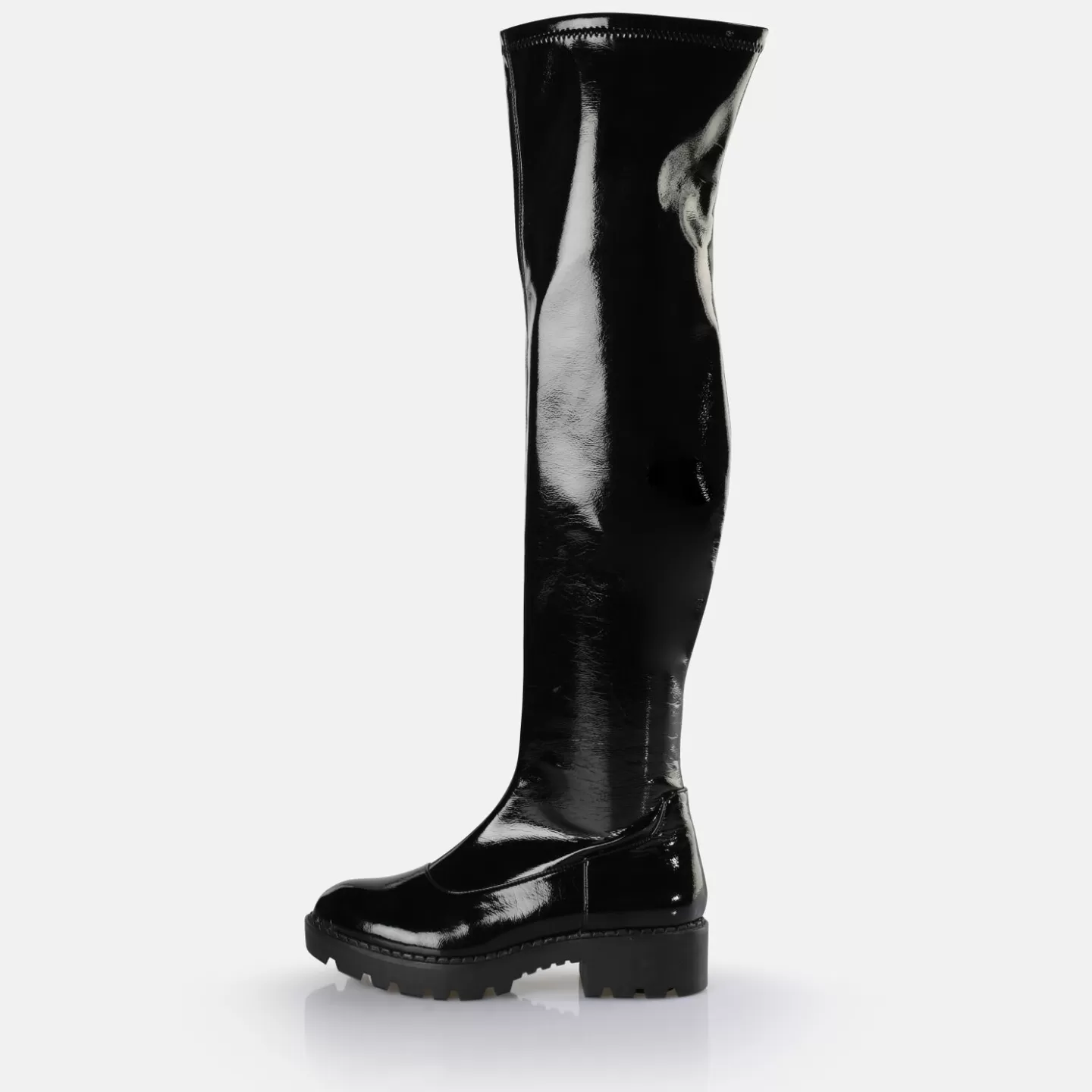 BUFFALO Myrna Overknee Boot Vegan Black Outlet