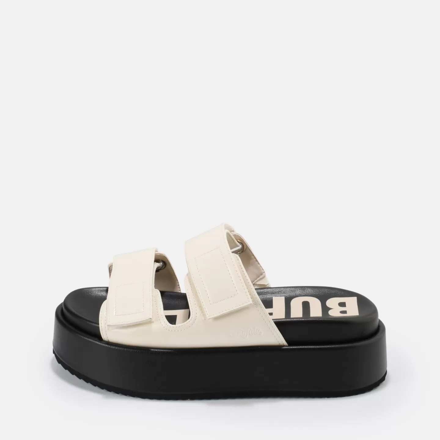 BUFFALO Noa Scandi Vegan Sandal Cream Discount