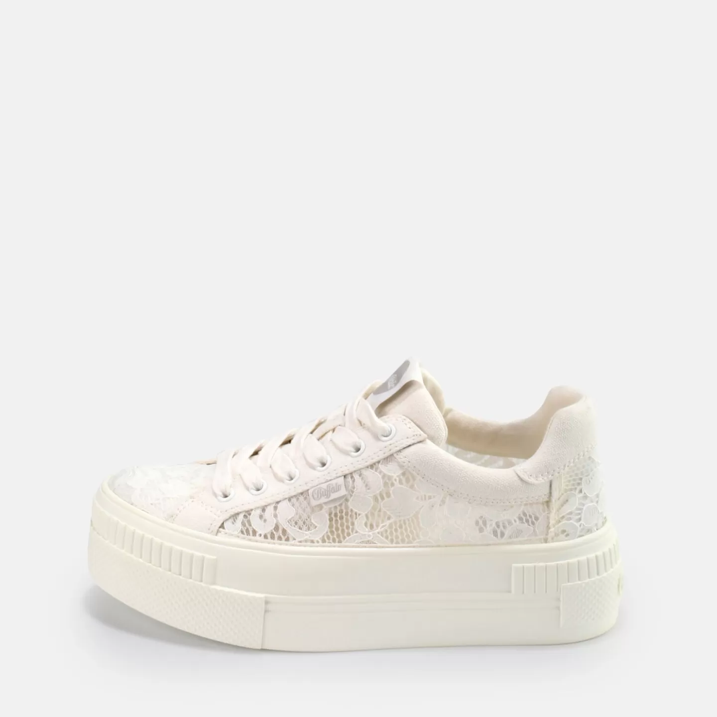 BUFFALO Paired Bloom Sneaker Vegan White Sale