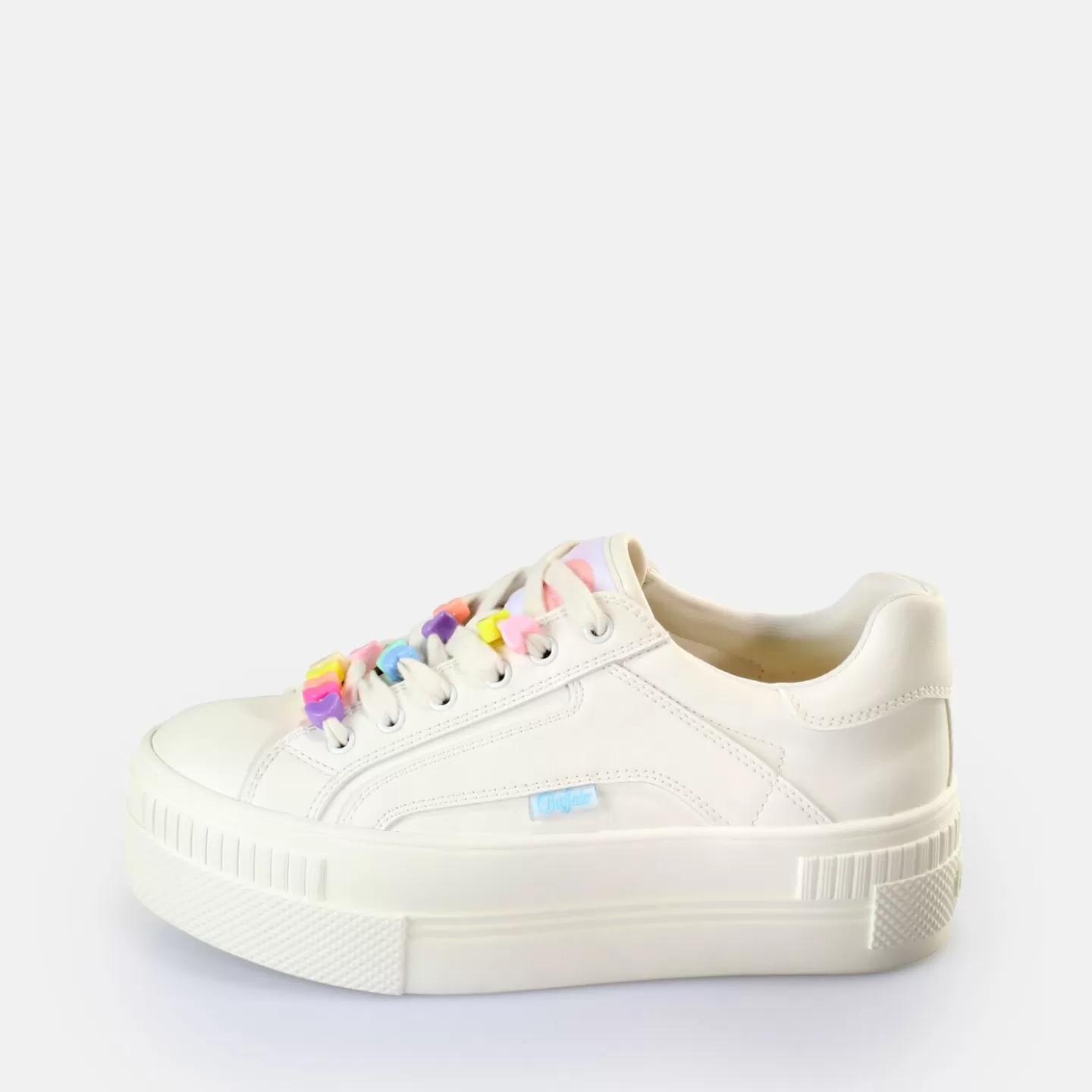 BUFFALO Paired Candy Sneakers Low Vegan White Discount