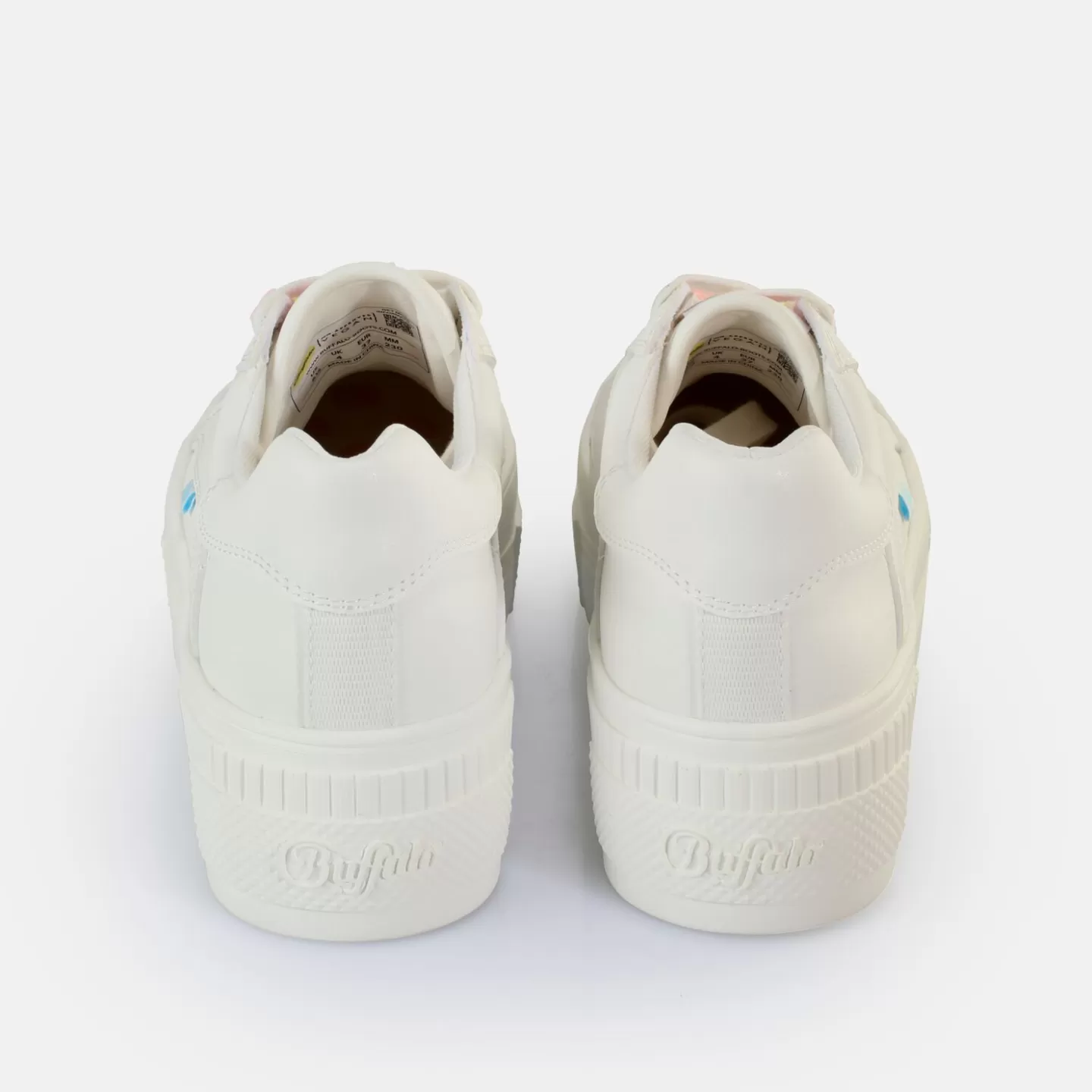 BUFFALO Paired Candy Sneakers Low Vegan White Discount