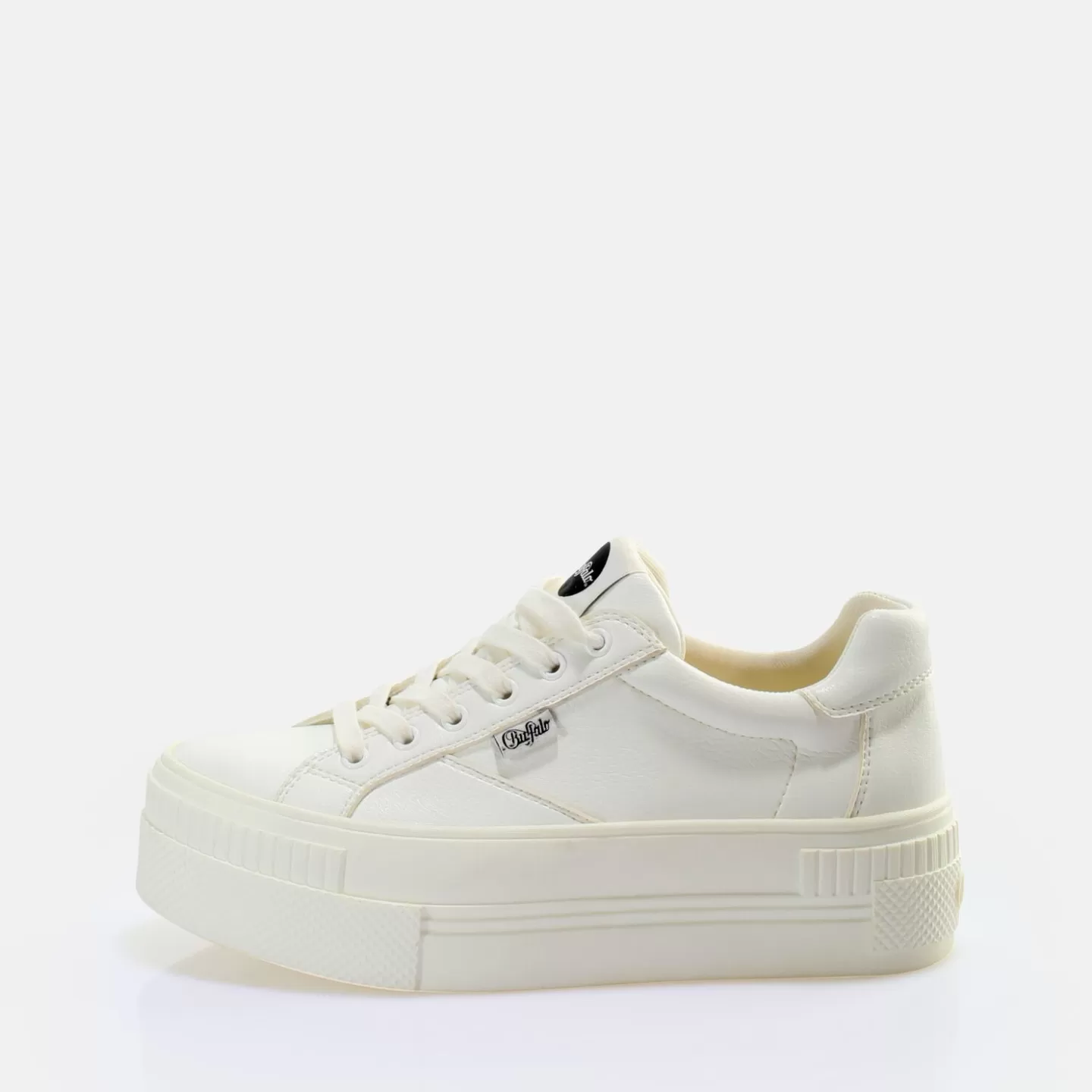 BUFFALO Paired Laceup Lo Sneaker Low Vegan White Flash Sale