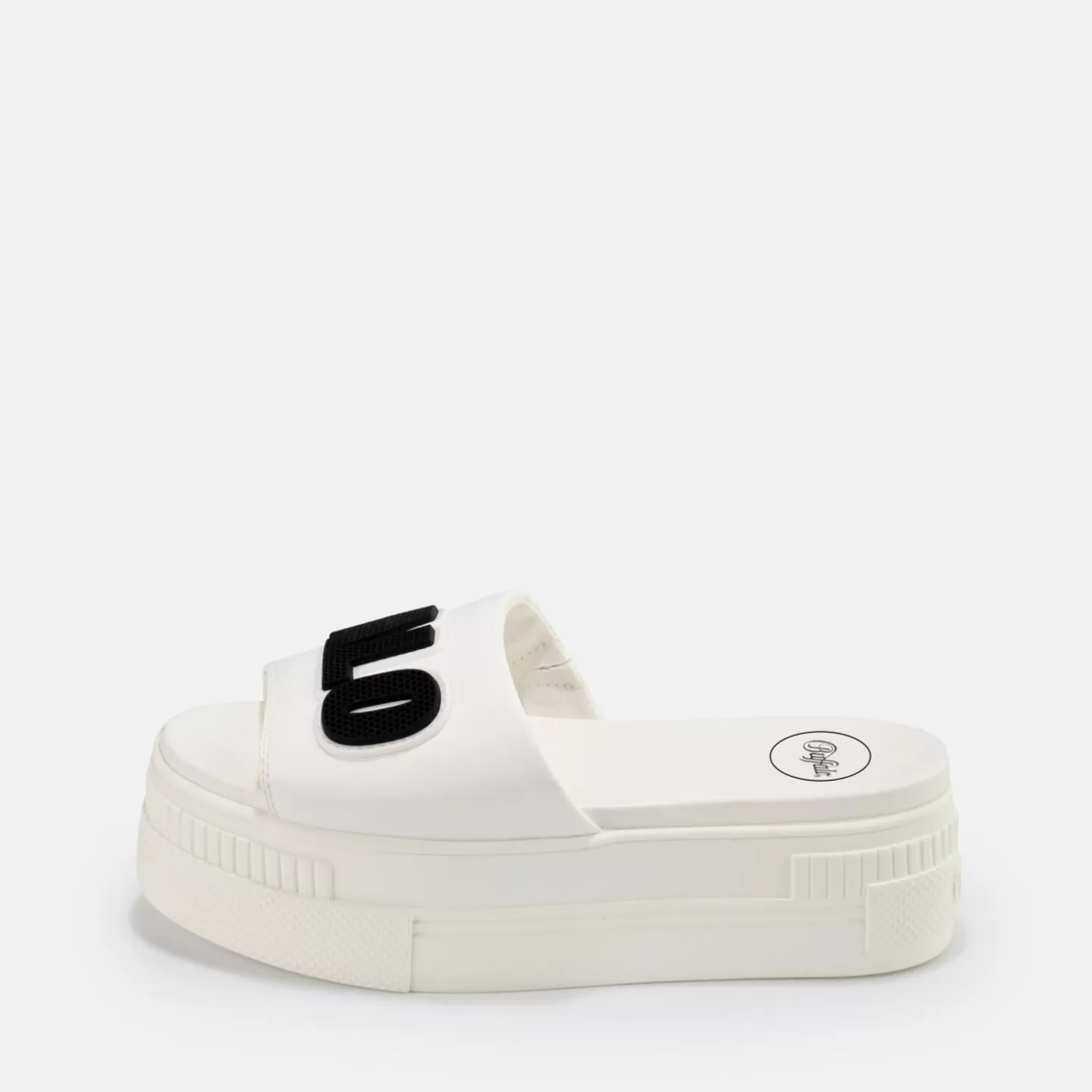 BUFFALO Paired Sld Sandal Vegan White Cheap