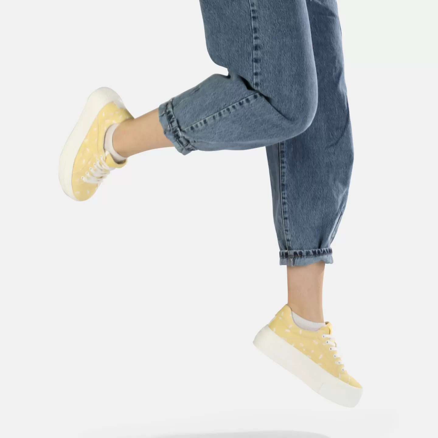 BUFFALO Paired Sneaker Low Yellow Discount