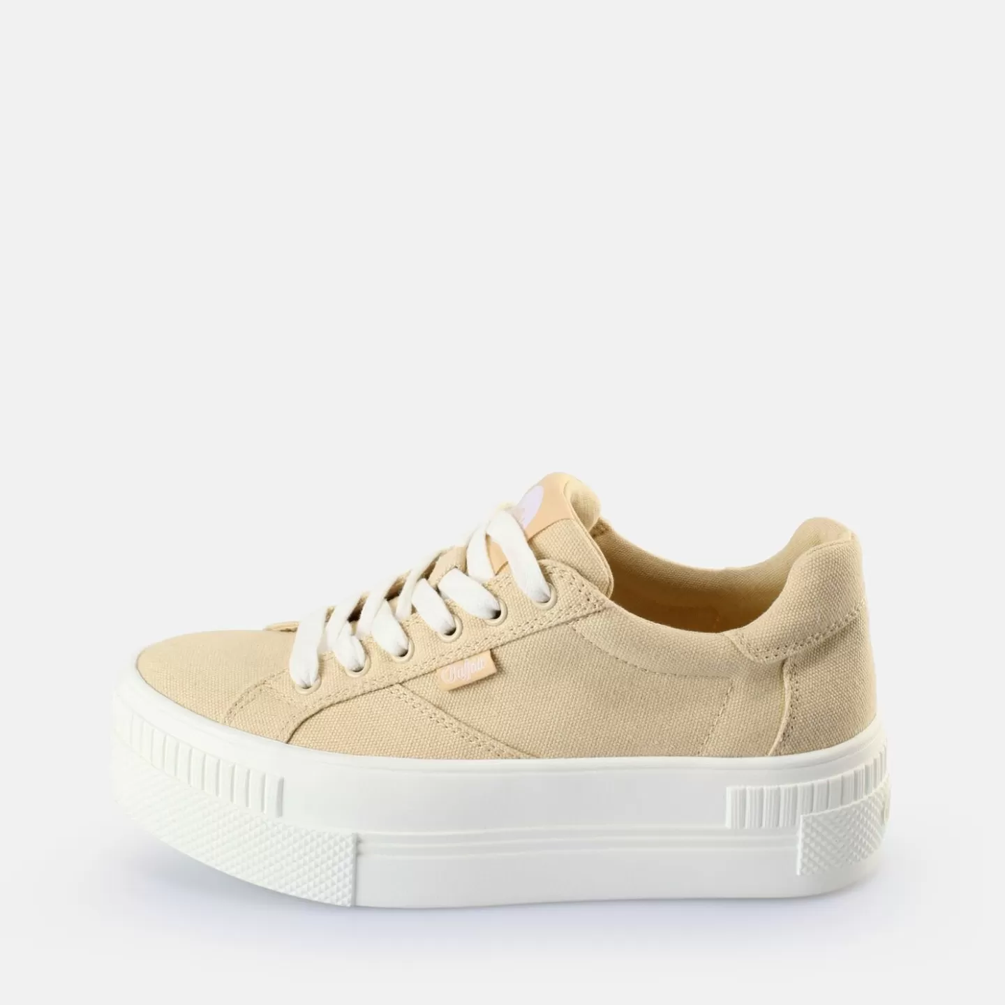 BUFFALO Paired Sneakers Low Vegan Beige New