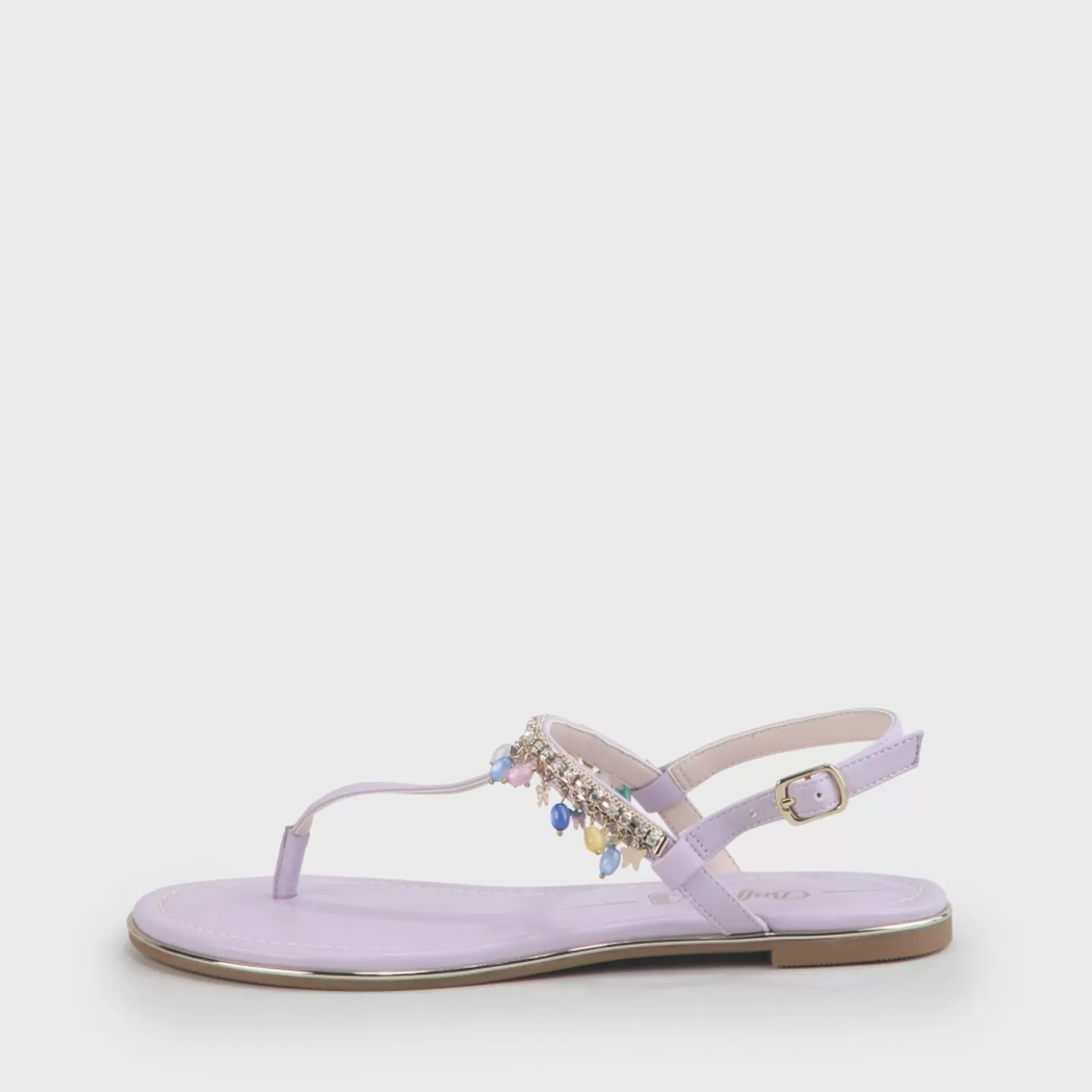 BUFFALO Rachel Charms Vegan Sandals Purple Hot