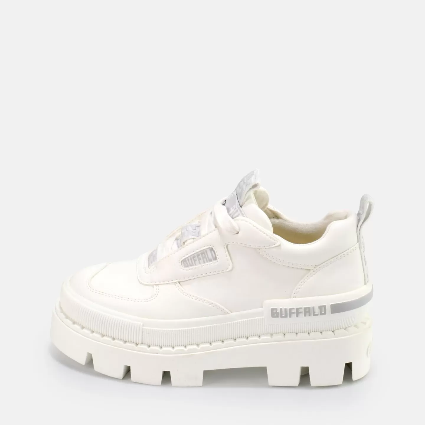 BUFFALO Raven Ox Sneaker Vegan White Flash Sale